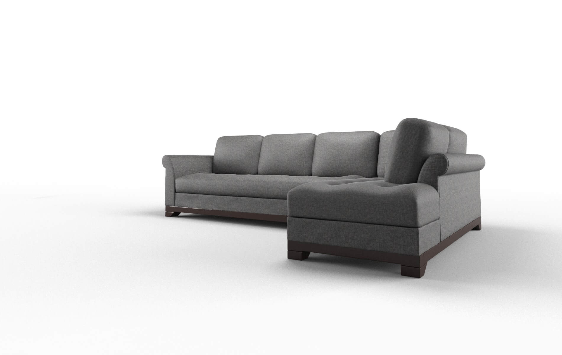 Denver Insight Charcoal Panel espresso legs 4