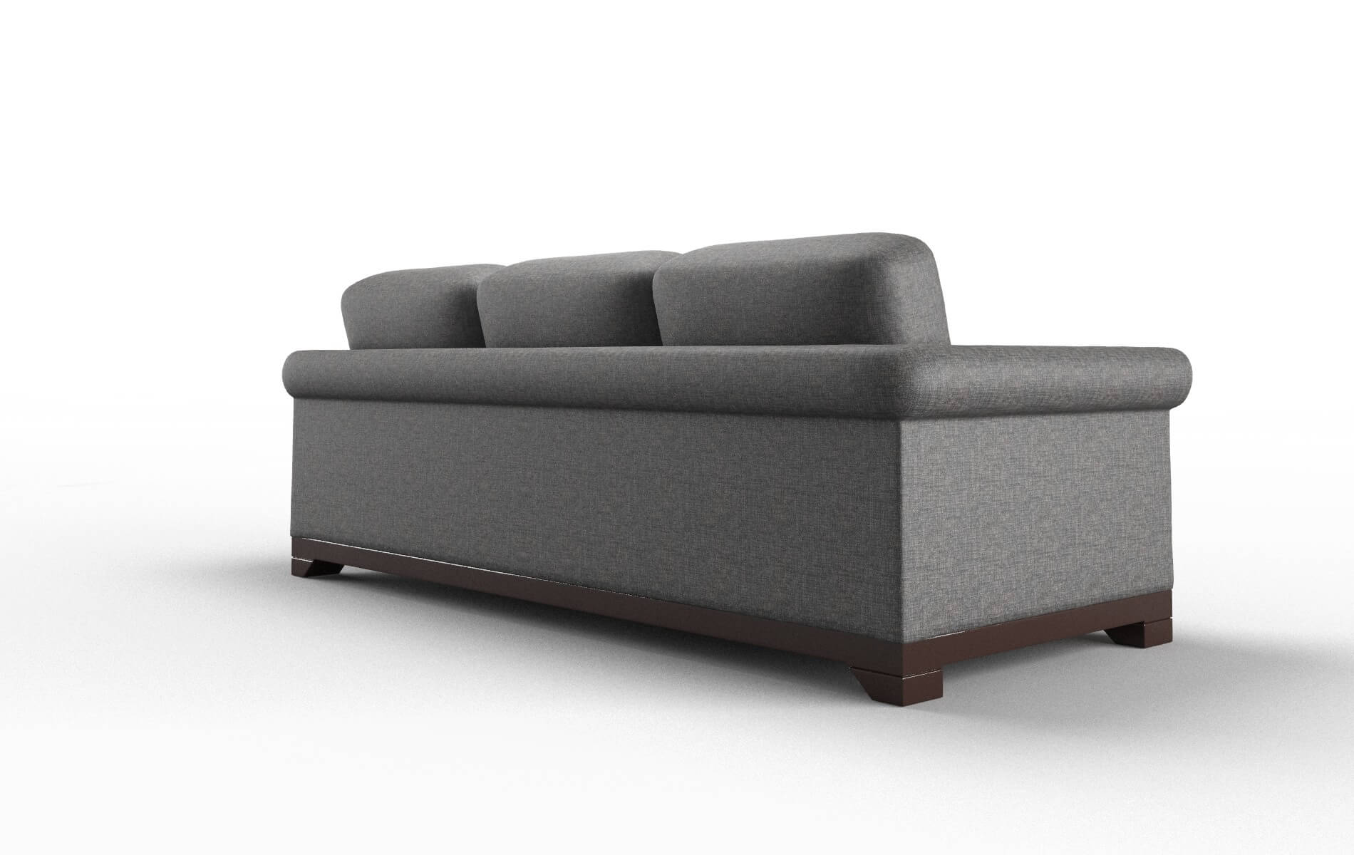 Denver Insight Charcoal Sofa espresso legs 5
