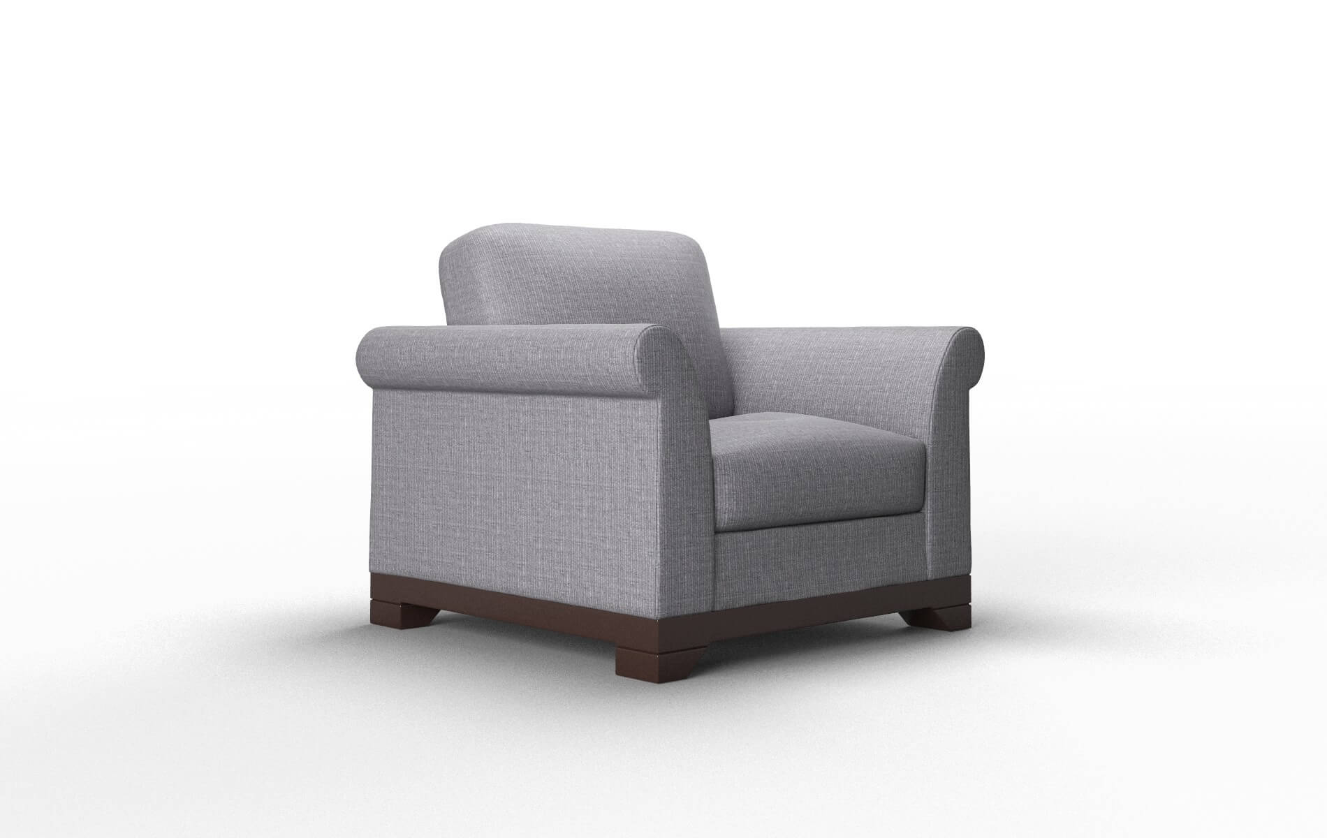 Denver Insight Denim Chair espresso legs 2