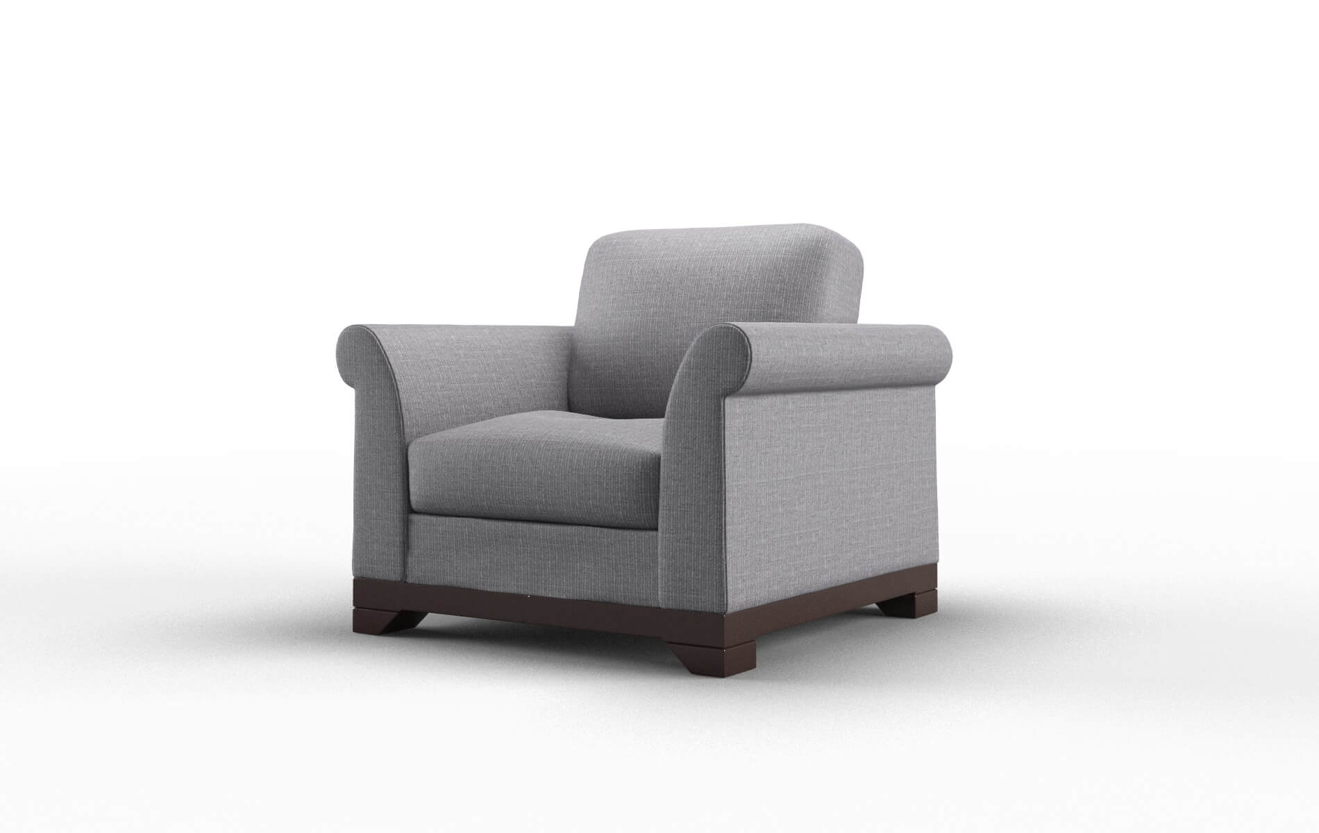 Denver Insight Denim Chair espresso legs 4