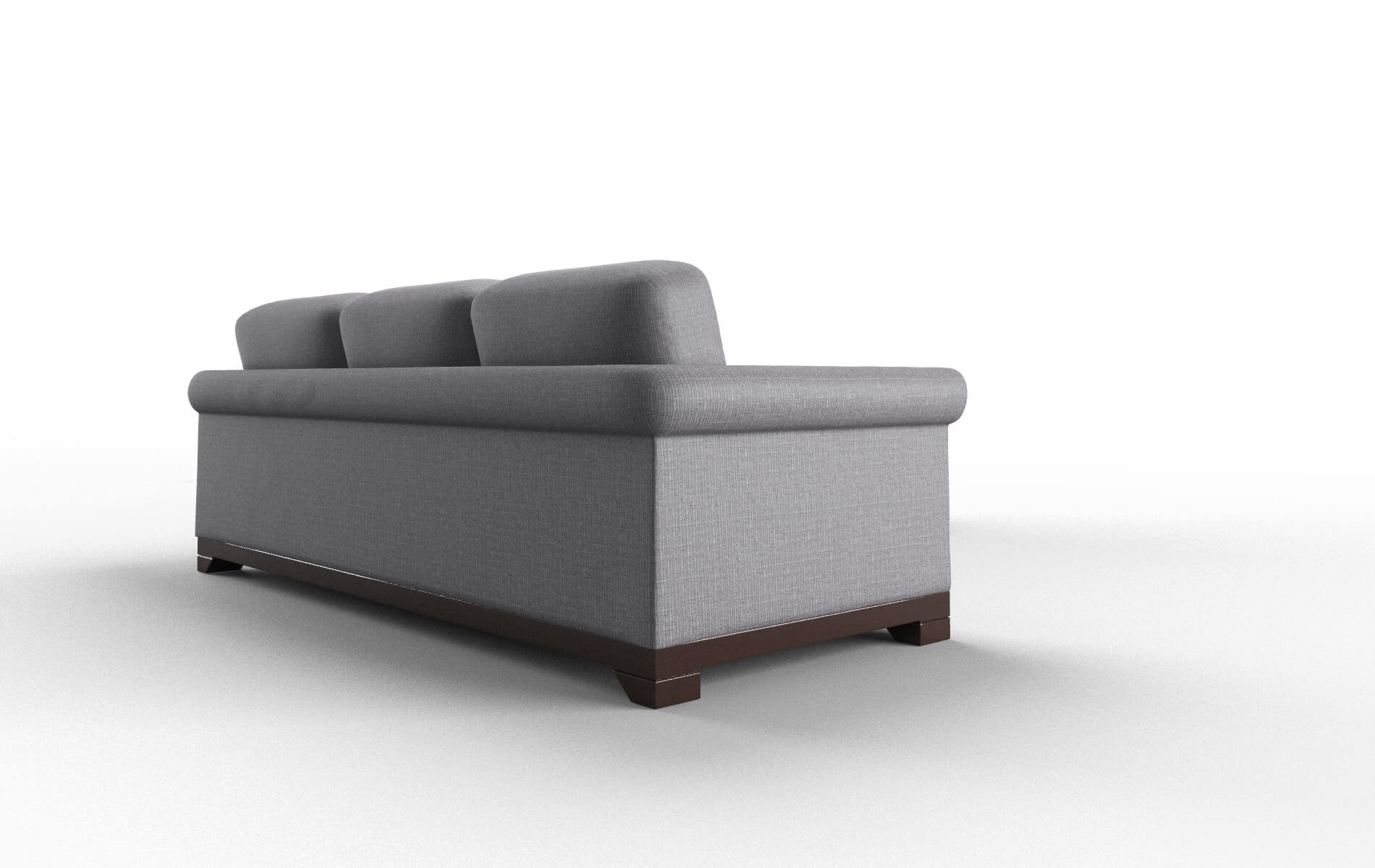 Denver Insight Denim Sectional espresso legs 3