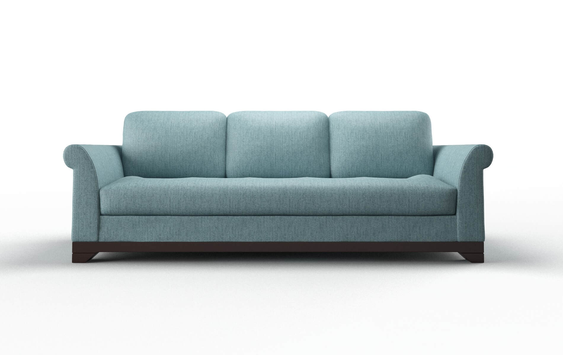 Denver Insight Peacock Sofa espresso legs 1