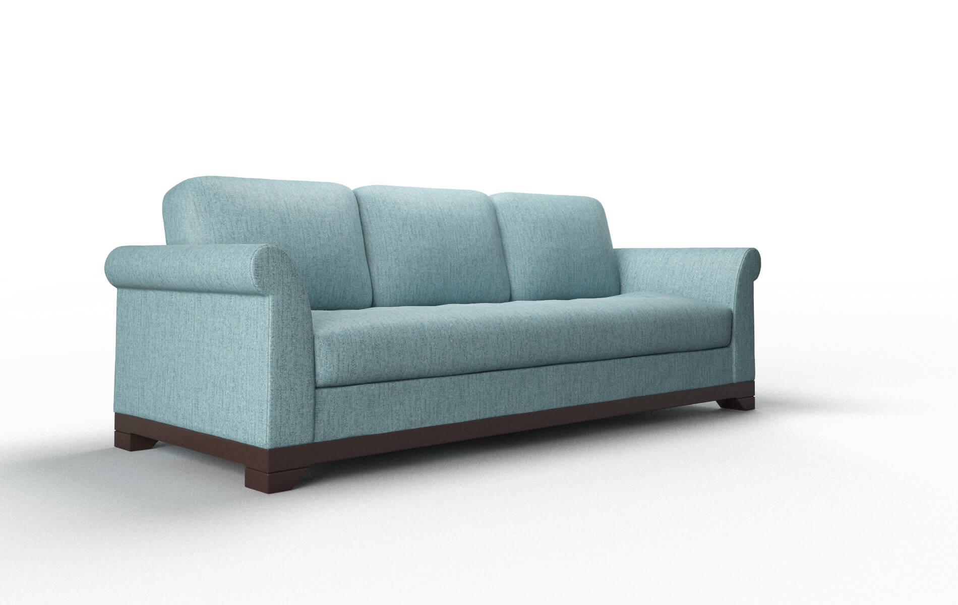 Denver Insight Peacock Sofa espresso legs 2