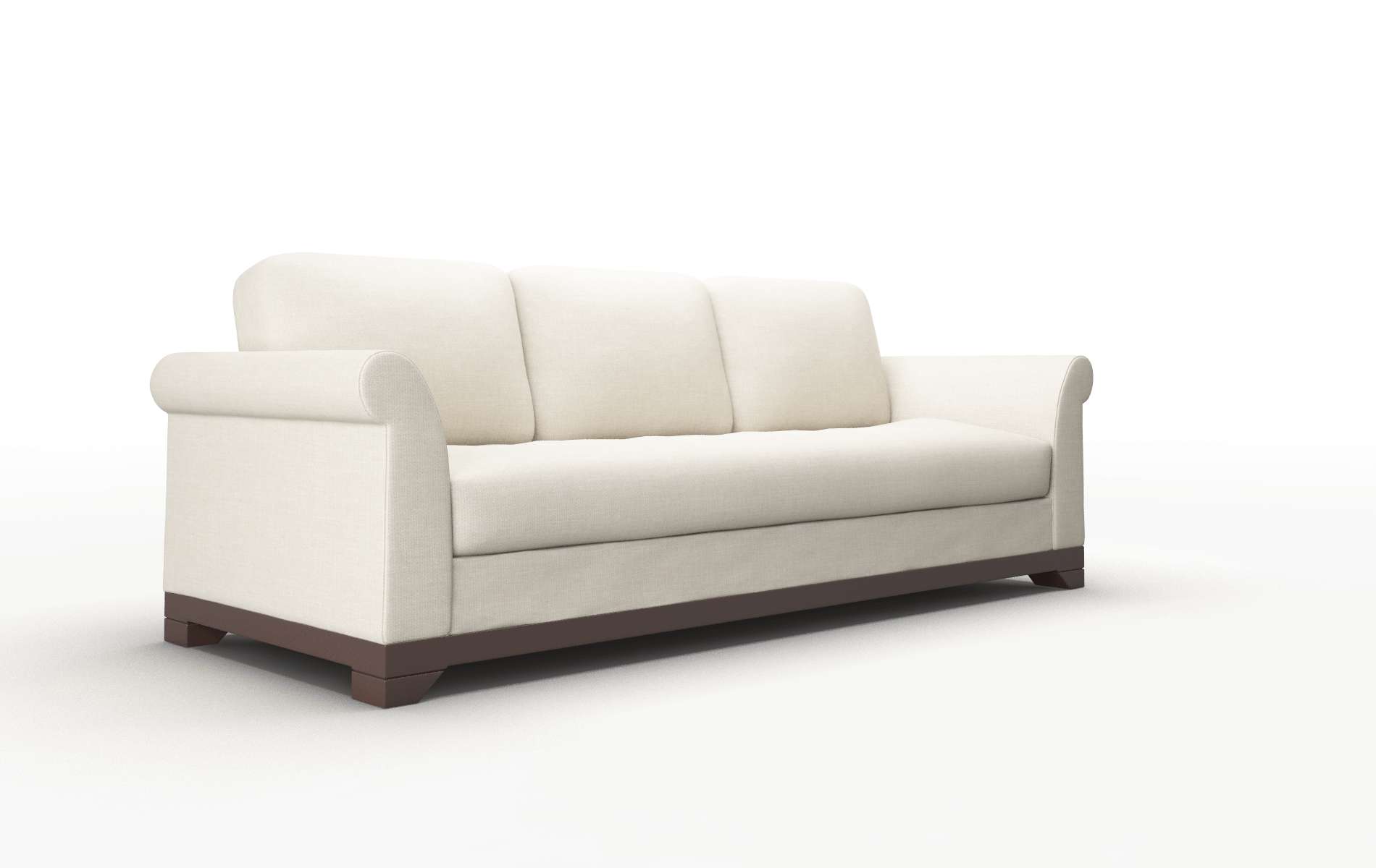 Denver Keylargo Almond Sofa espresso legs 2