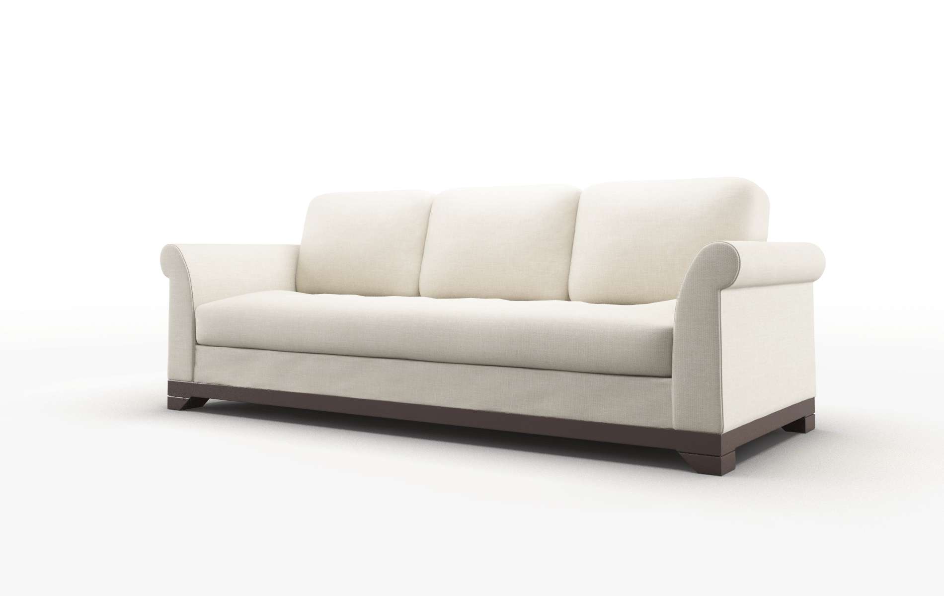 Denver Keylargo Almond Sofa espresso legs 4