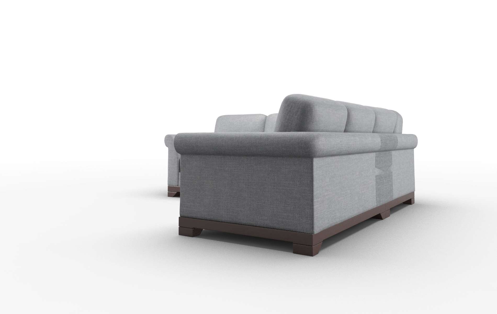 Denver Keylargo Graphite Sectional espresso legs 4