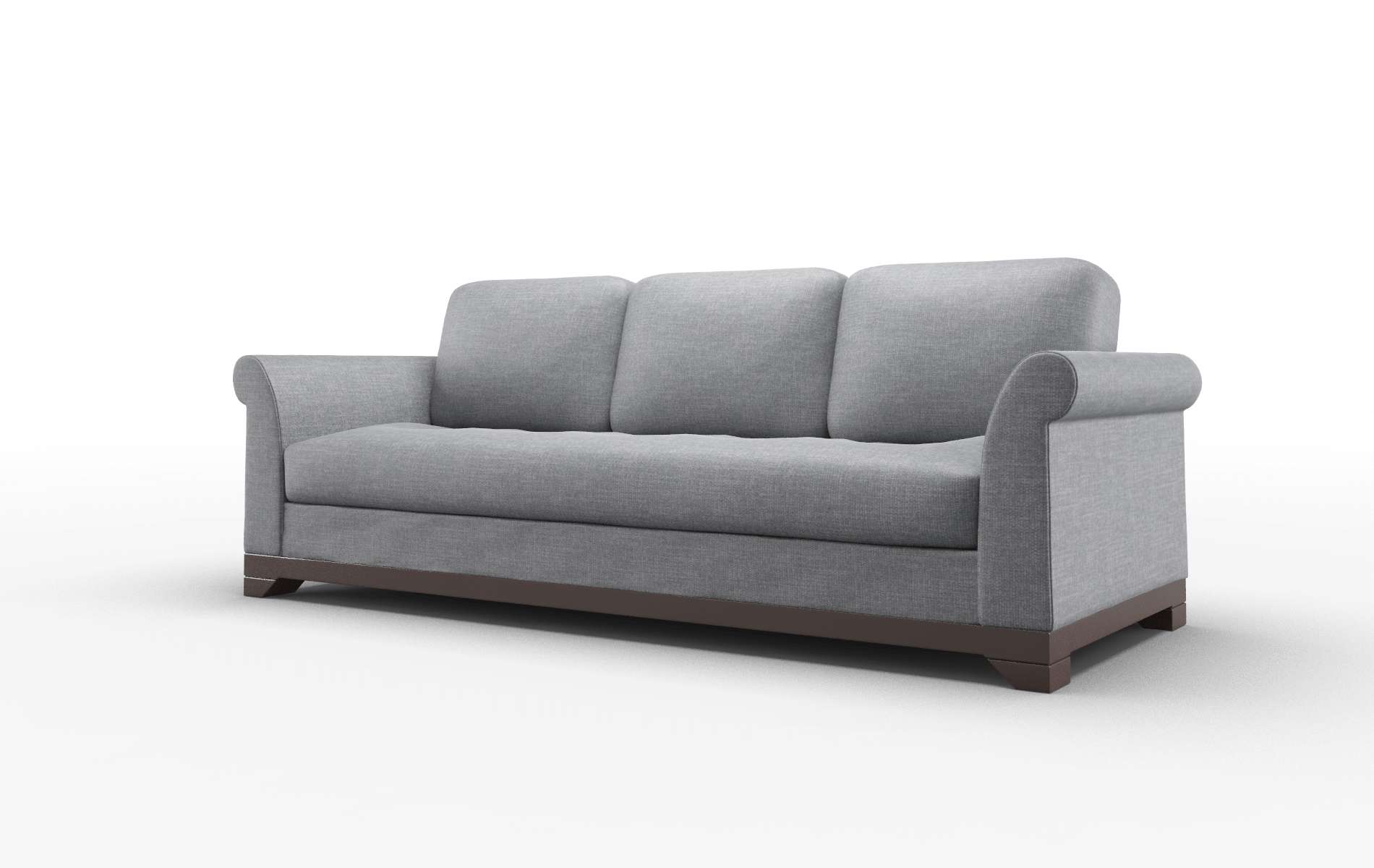 Denver Keylargo Graphite Sofa espresso legs 4