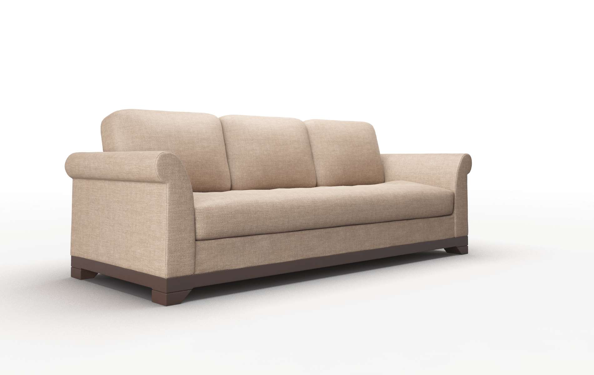 Denver Keylargo Mink Sofa espresso legs 2