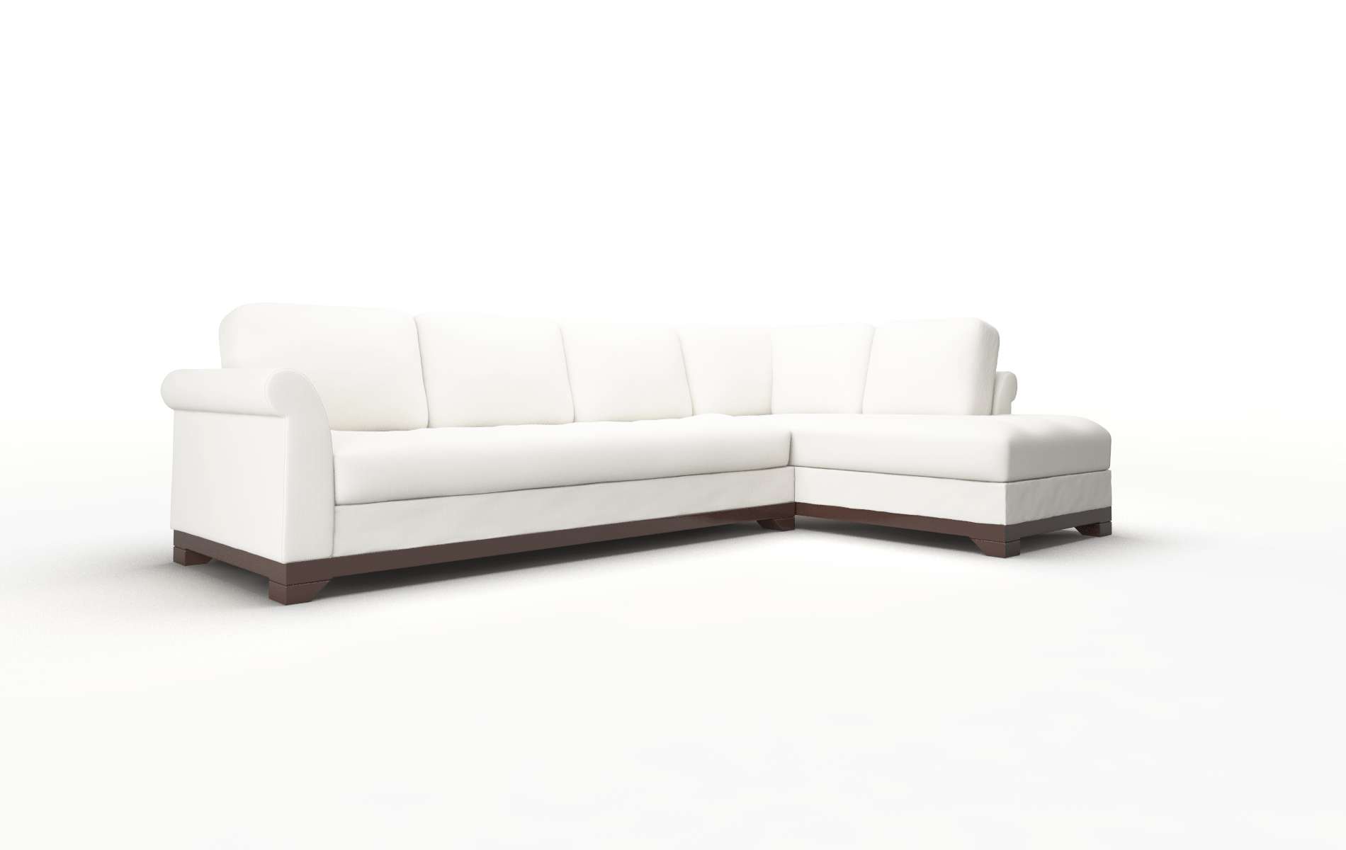 Denver Keylargo Oatmeal Panel espresso legs 2