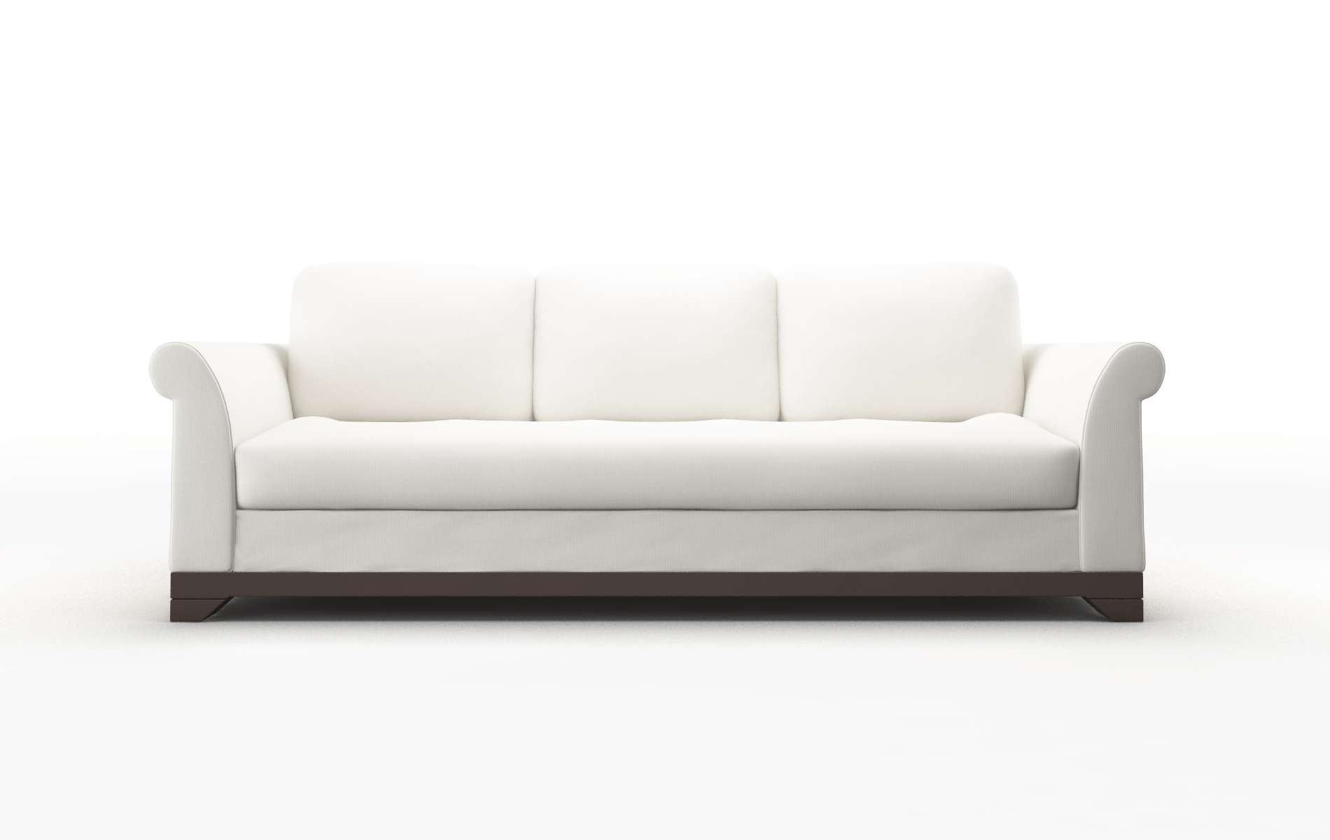 Denver Keylargo Oatmeal Sofa espresso legs 1