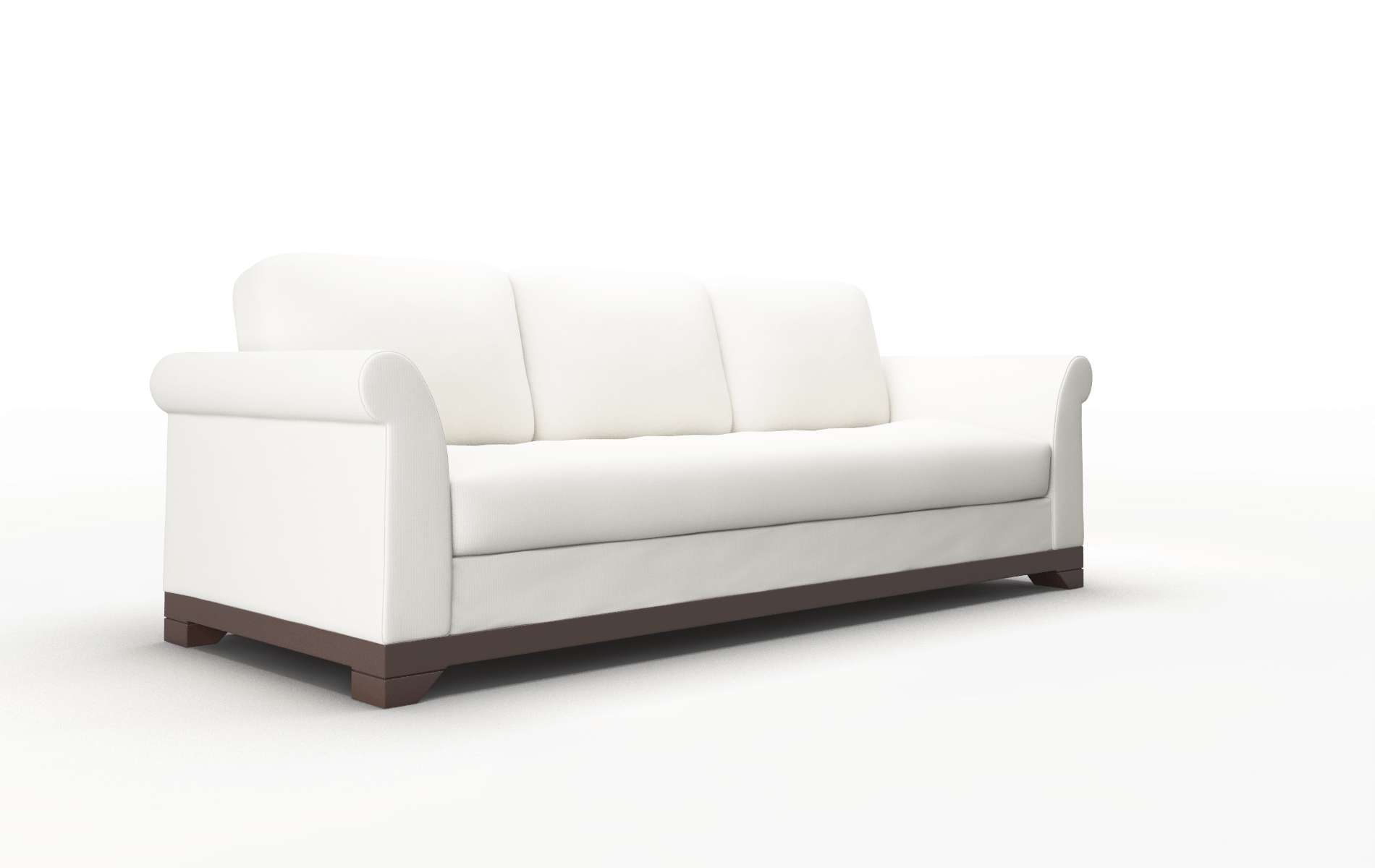 Denver Keylargo Oatmeal Sofa espresso legs 2