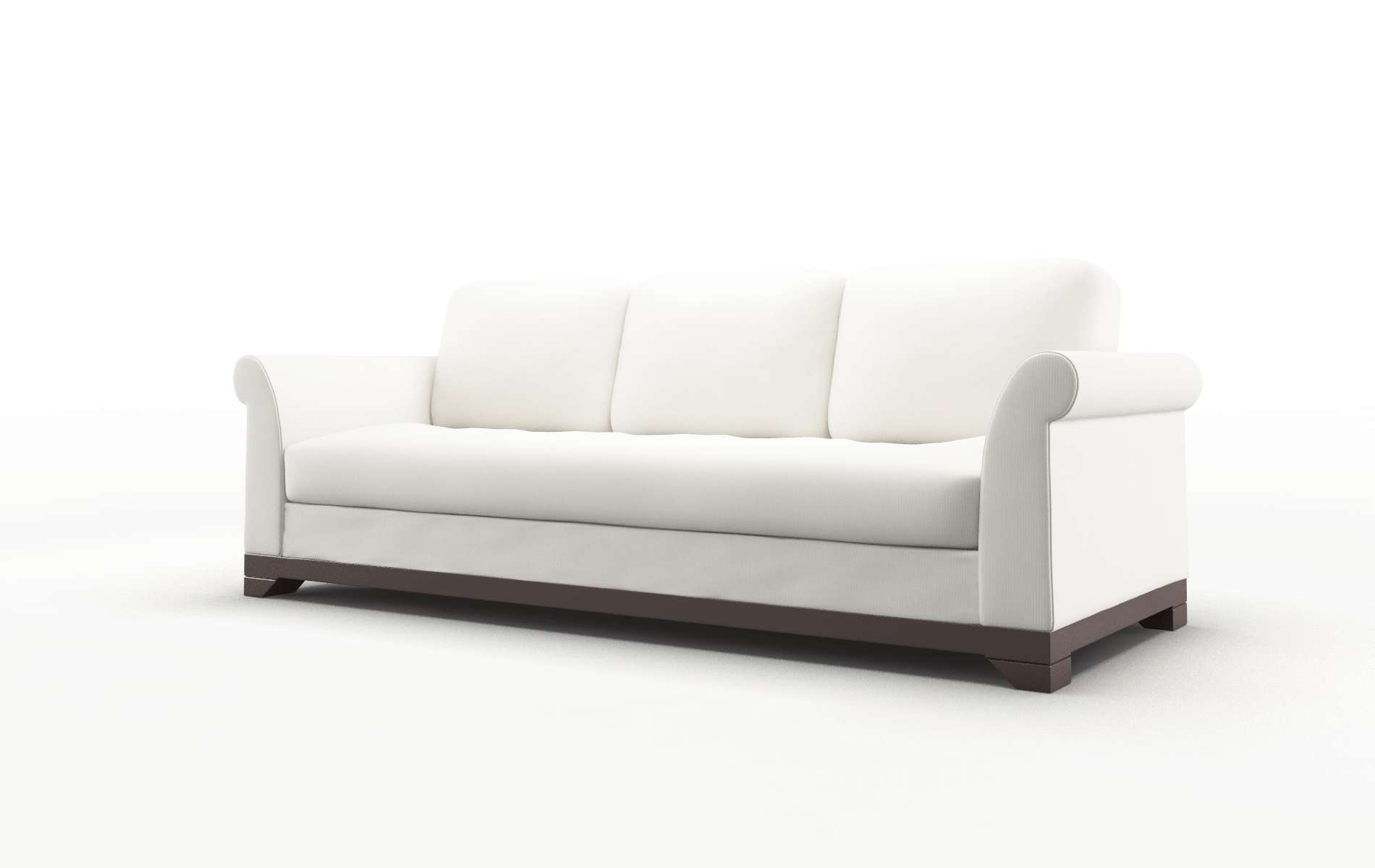 Denver Keylargo Oatmeal Sofa espresso legs 4