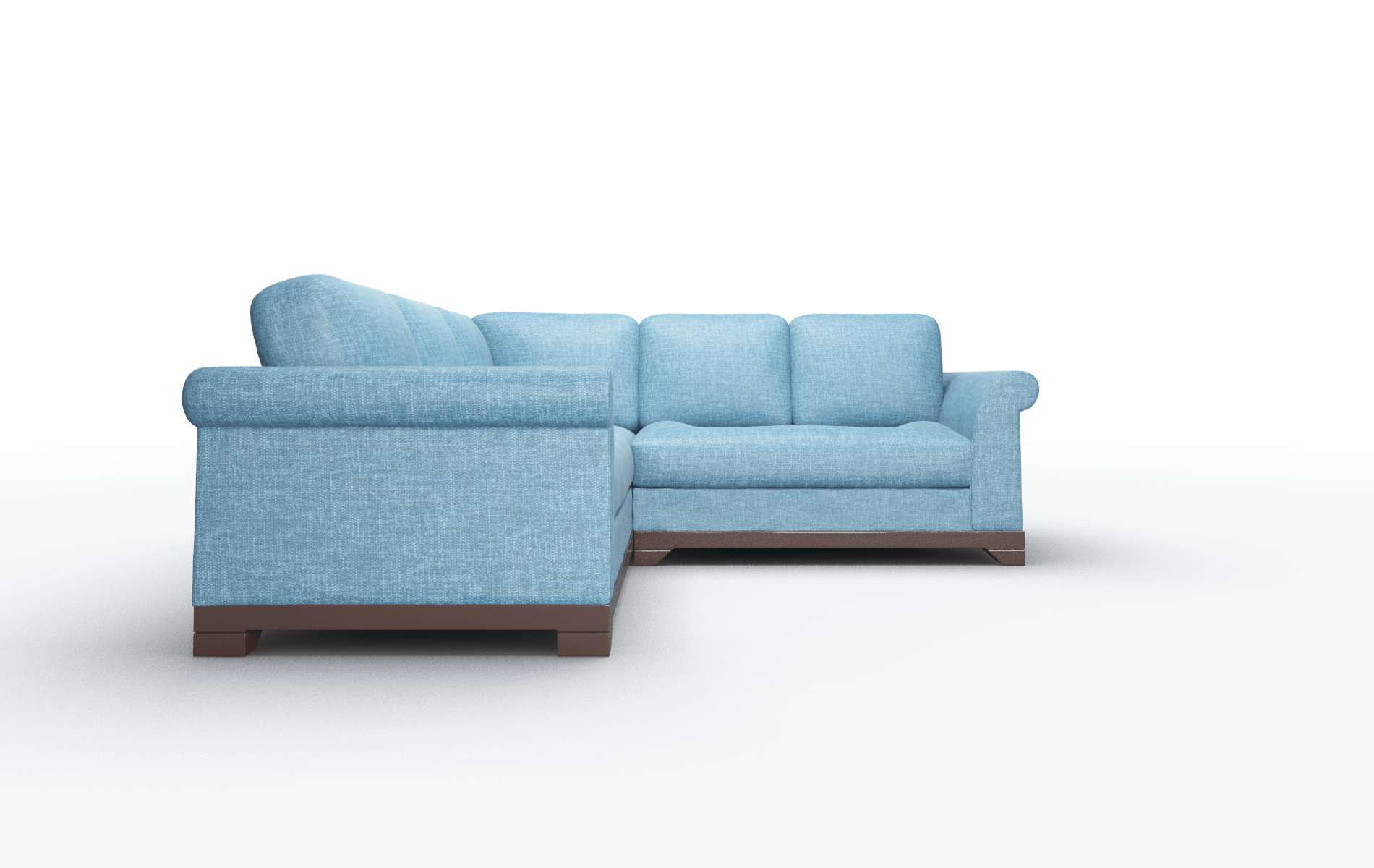 Denver Keylargo Ocean Sectional espresso legs 2