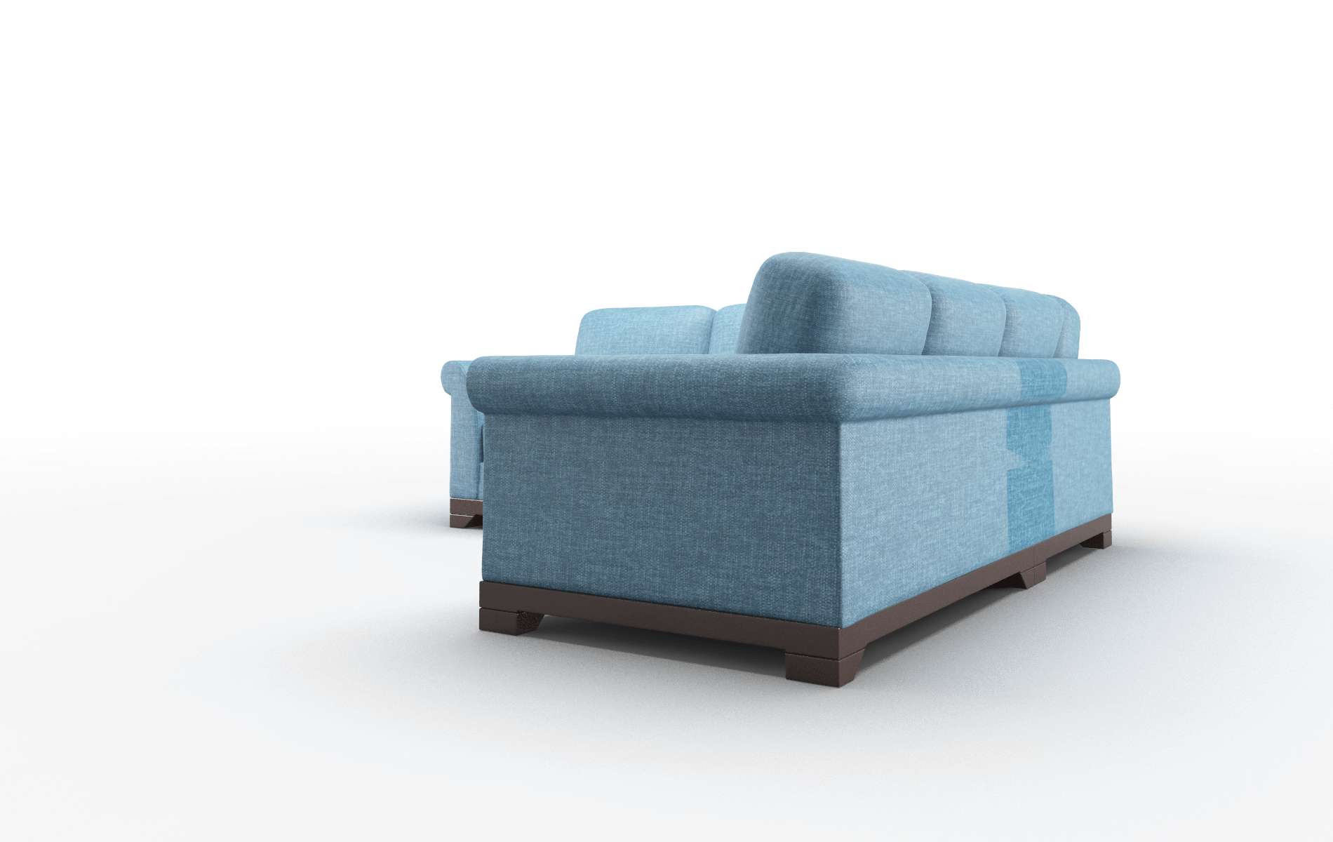 Denver Keylargo Ocean Sectional espresso legs 4