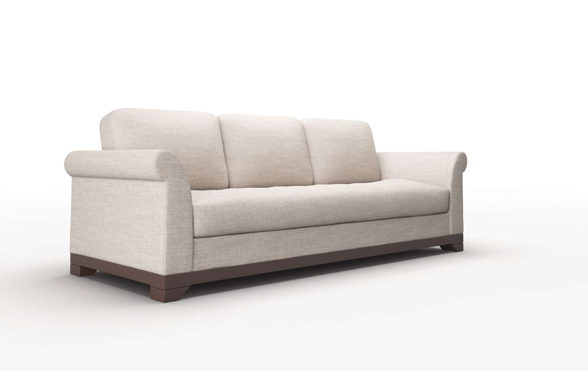Denver Keylargo Pumice Sofa espresso legs 2