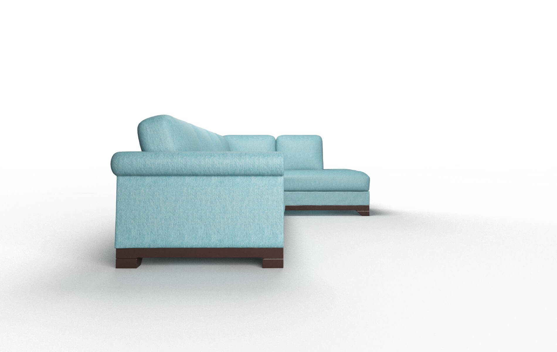 Denver Lana Peacock Panel espresso legs 3