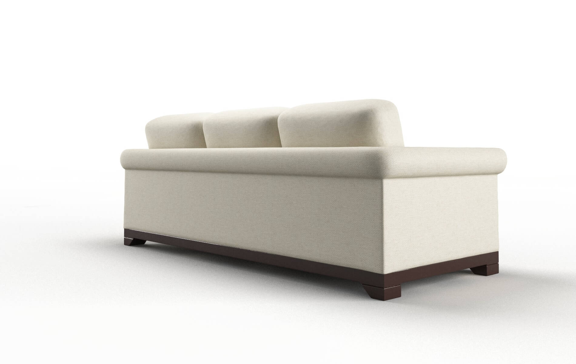 Denver Lana Sand Sofa espresso legs 5