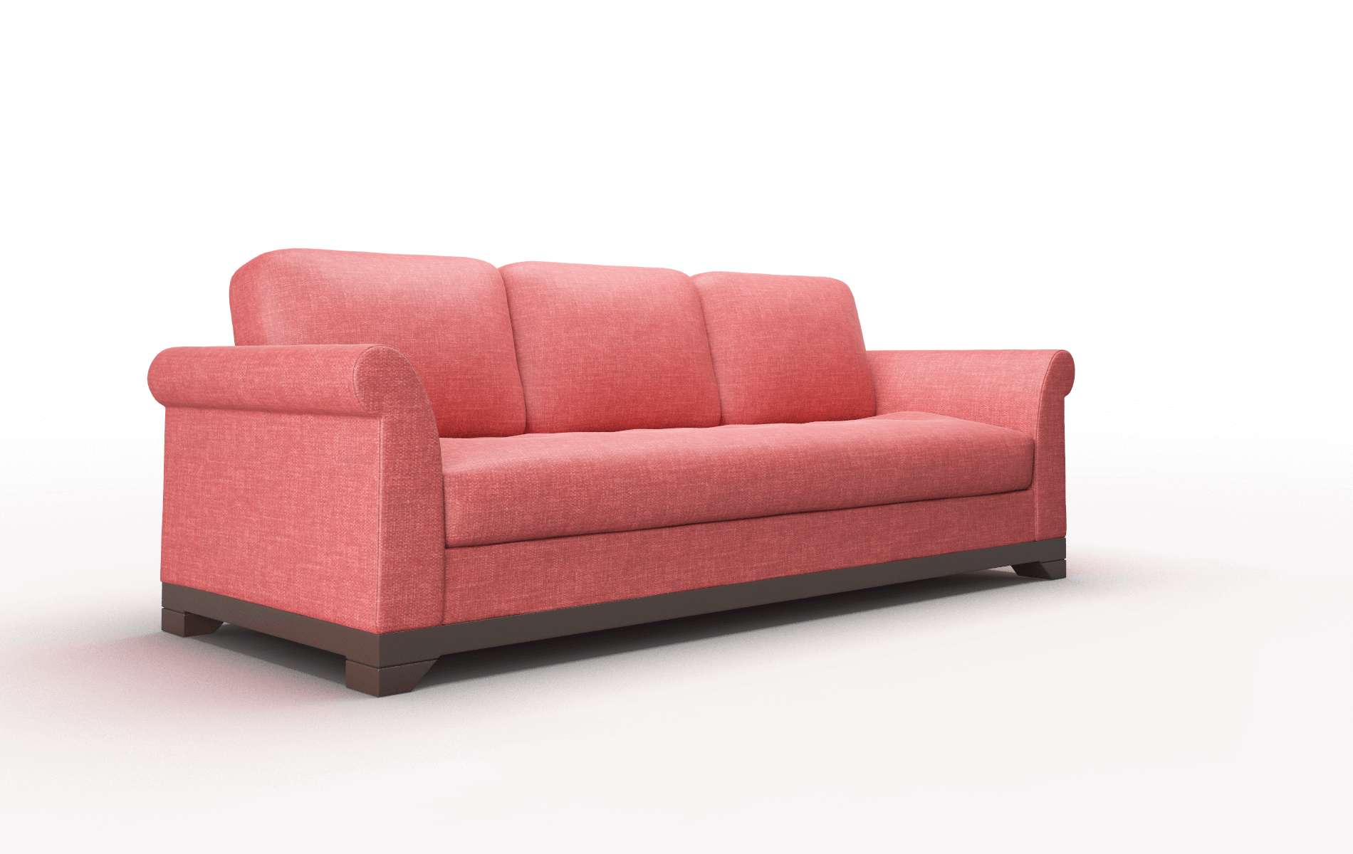 Denver Leslie Poppy Sofa espresso legs 2