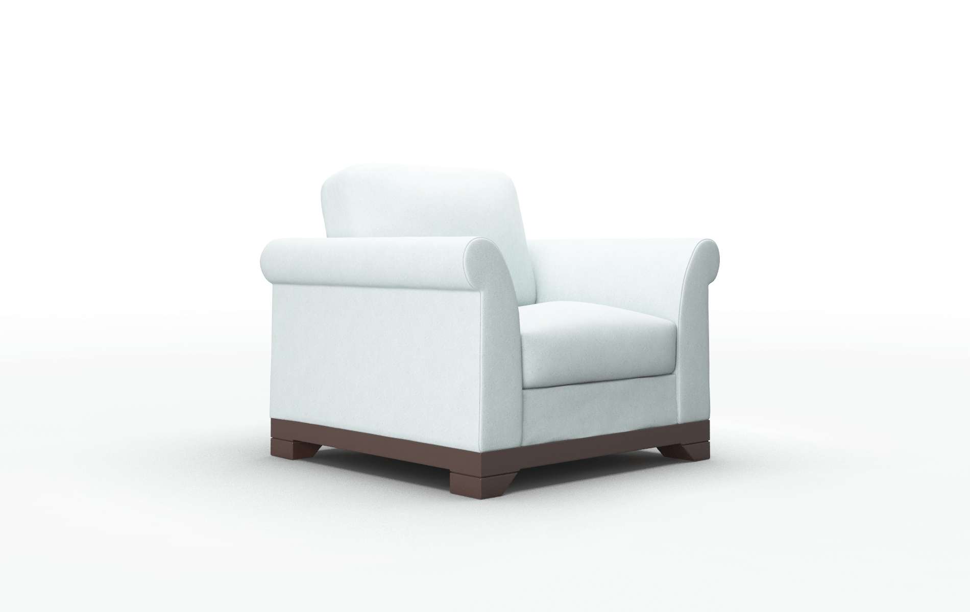 Denver Leslie Robins_egg Chair espresso legs 2