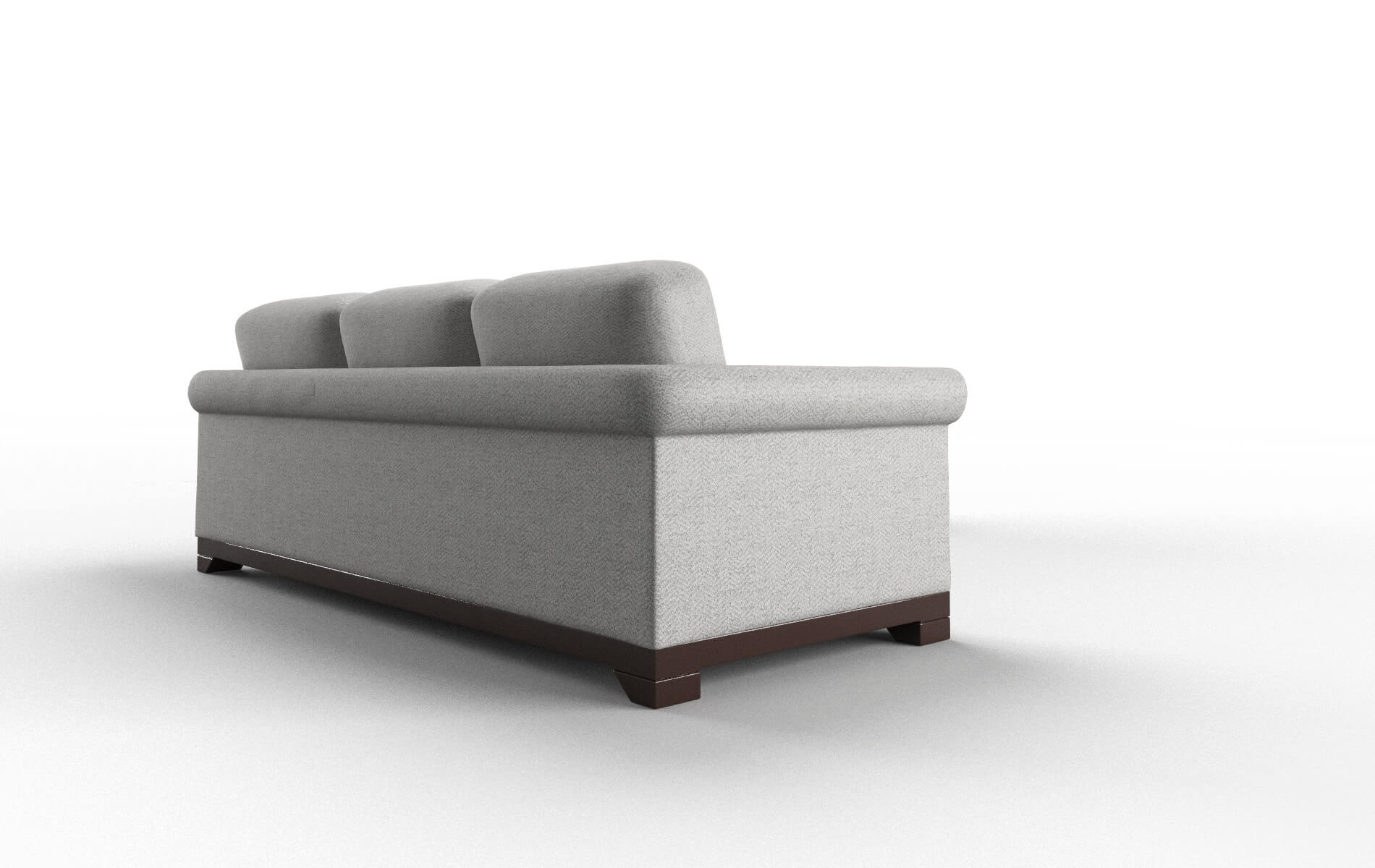 Denver Malibu Dove Sectional espresso legs 3