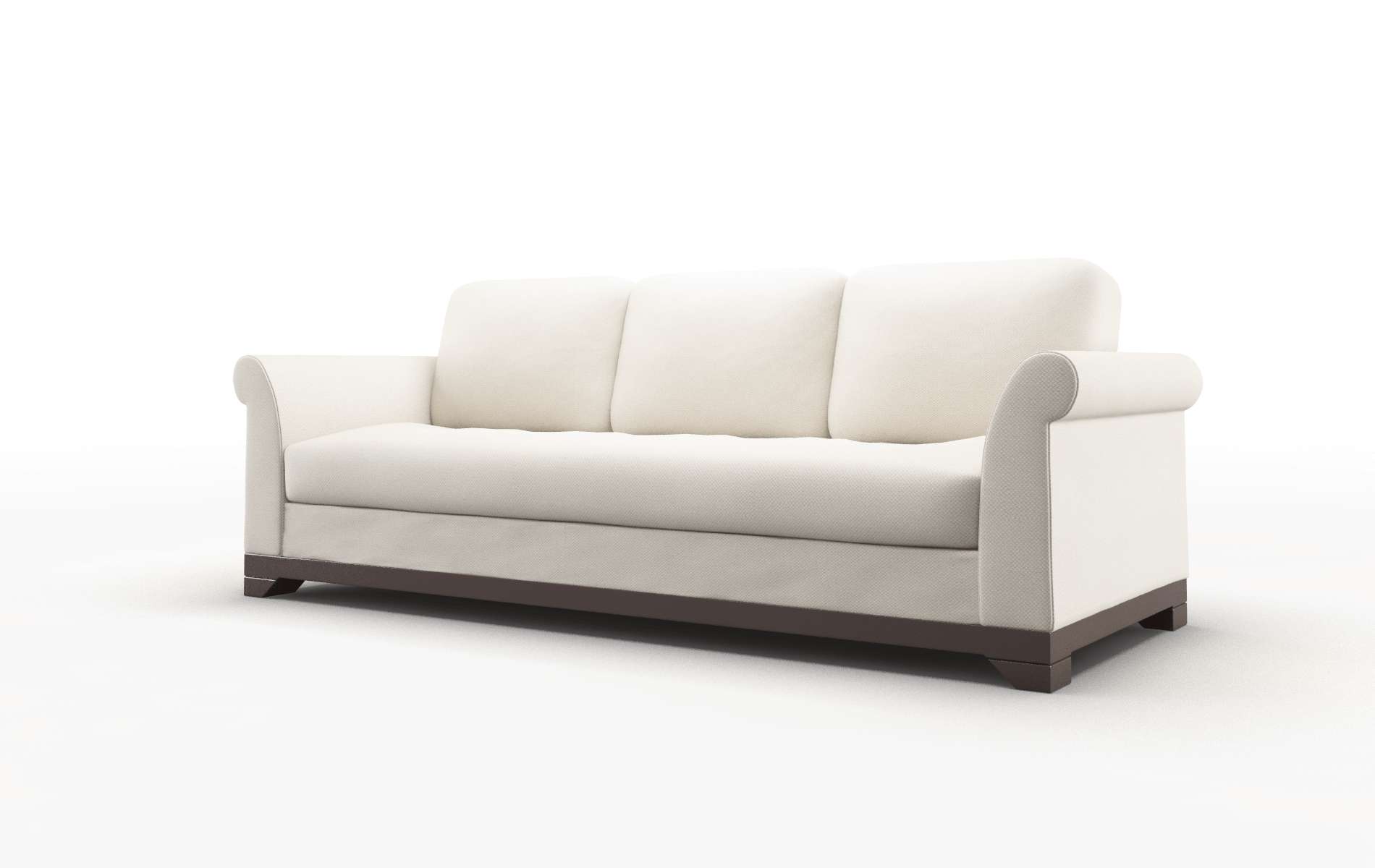 Denver Malibu Linen Sofa espresso legs 4