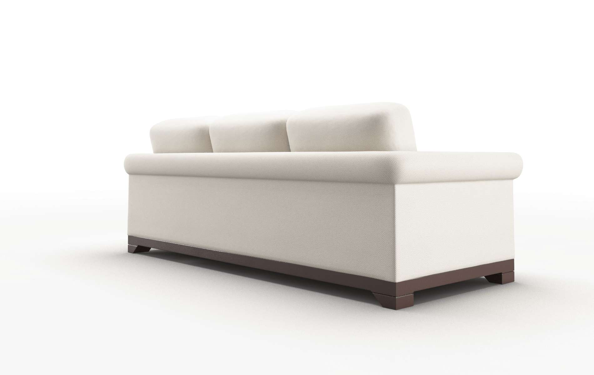 Denver Malibu Linen Sofa espresso legs 5