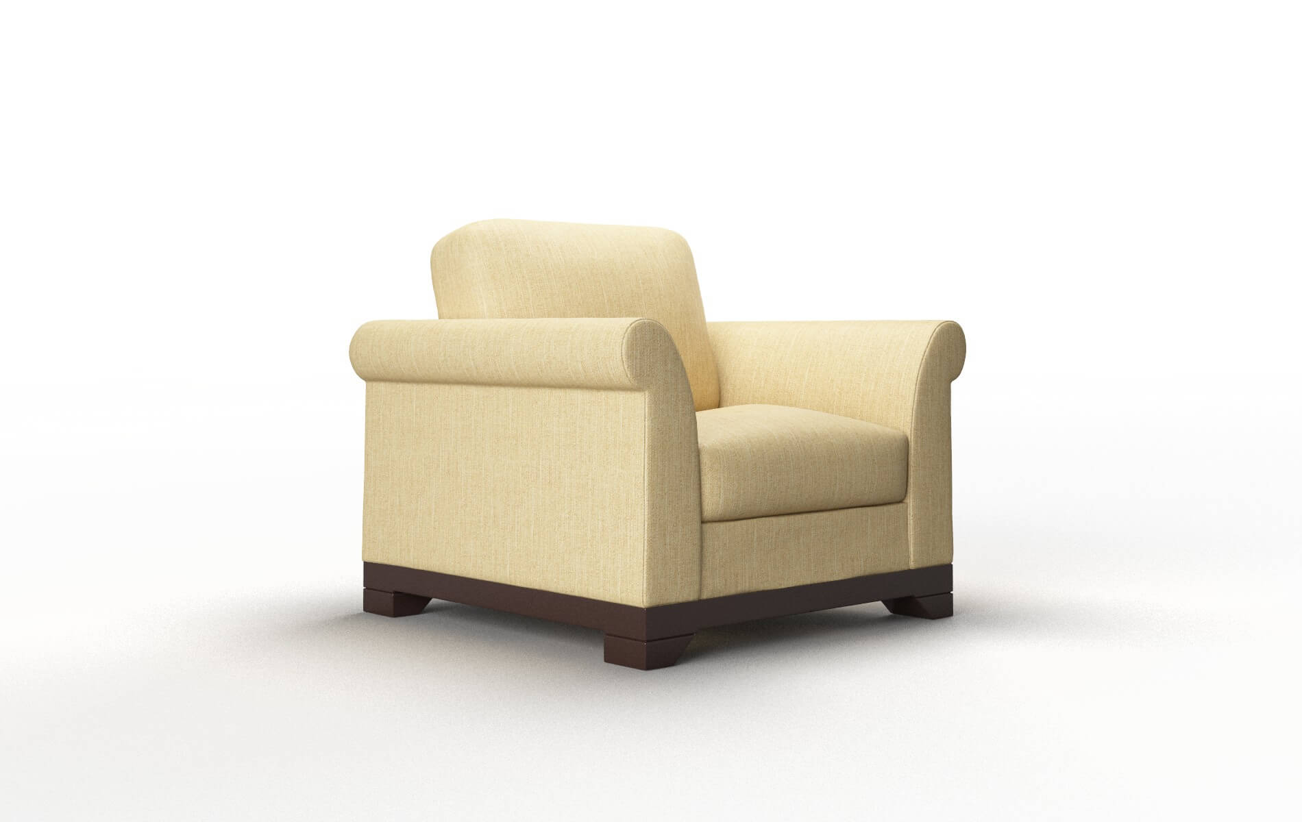Denver Malibu Maize Chair espresso legs 2