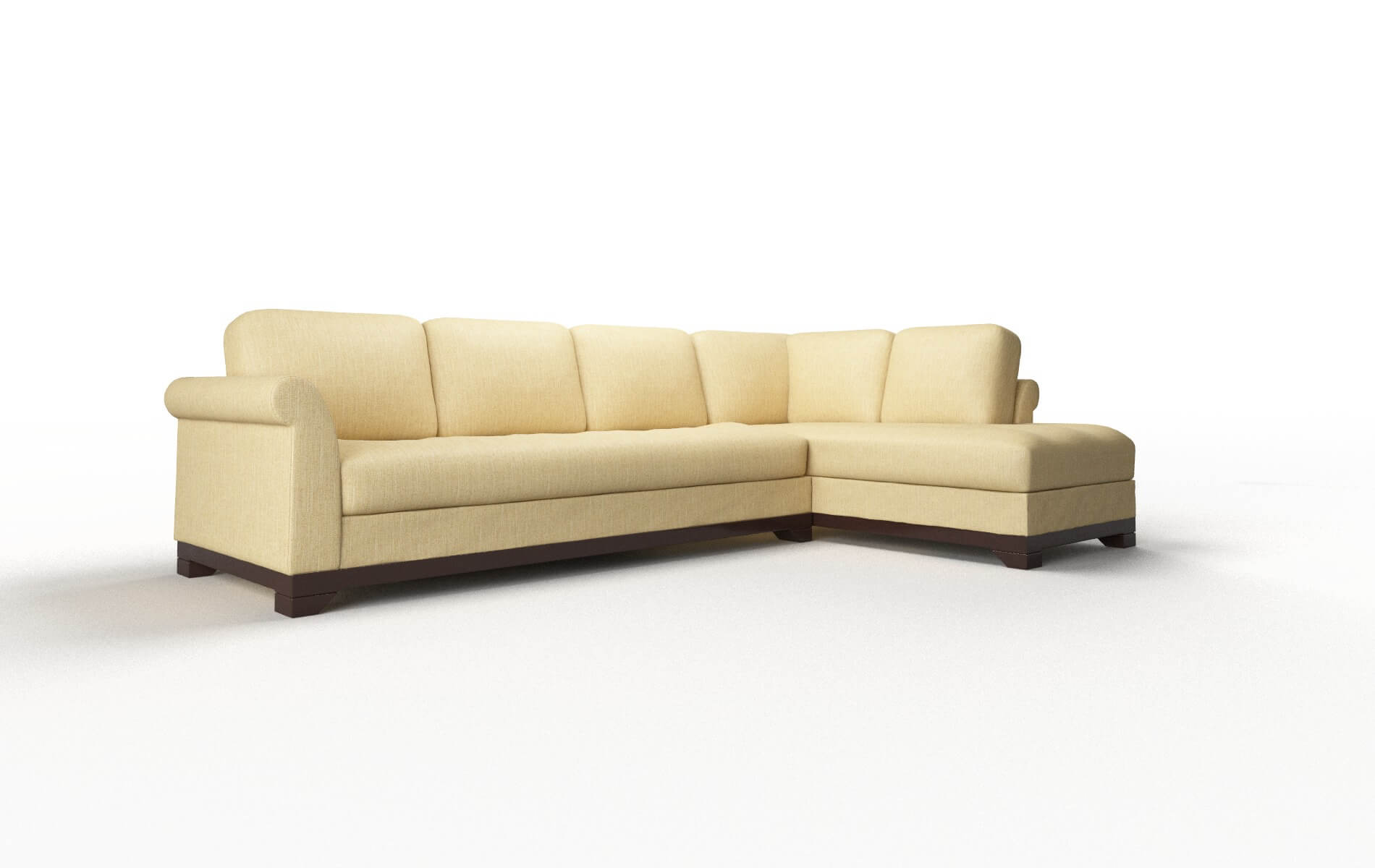 Denver Malibu Maize Panel espresso legs 2