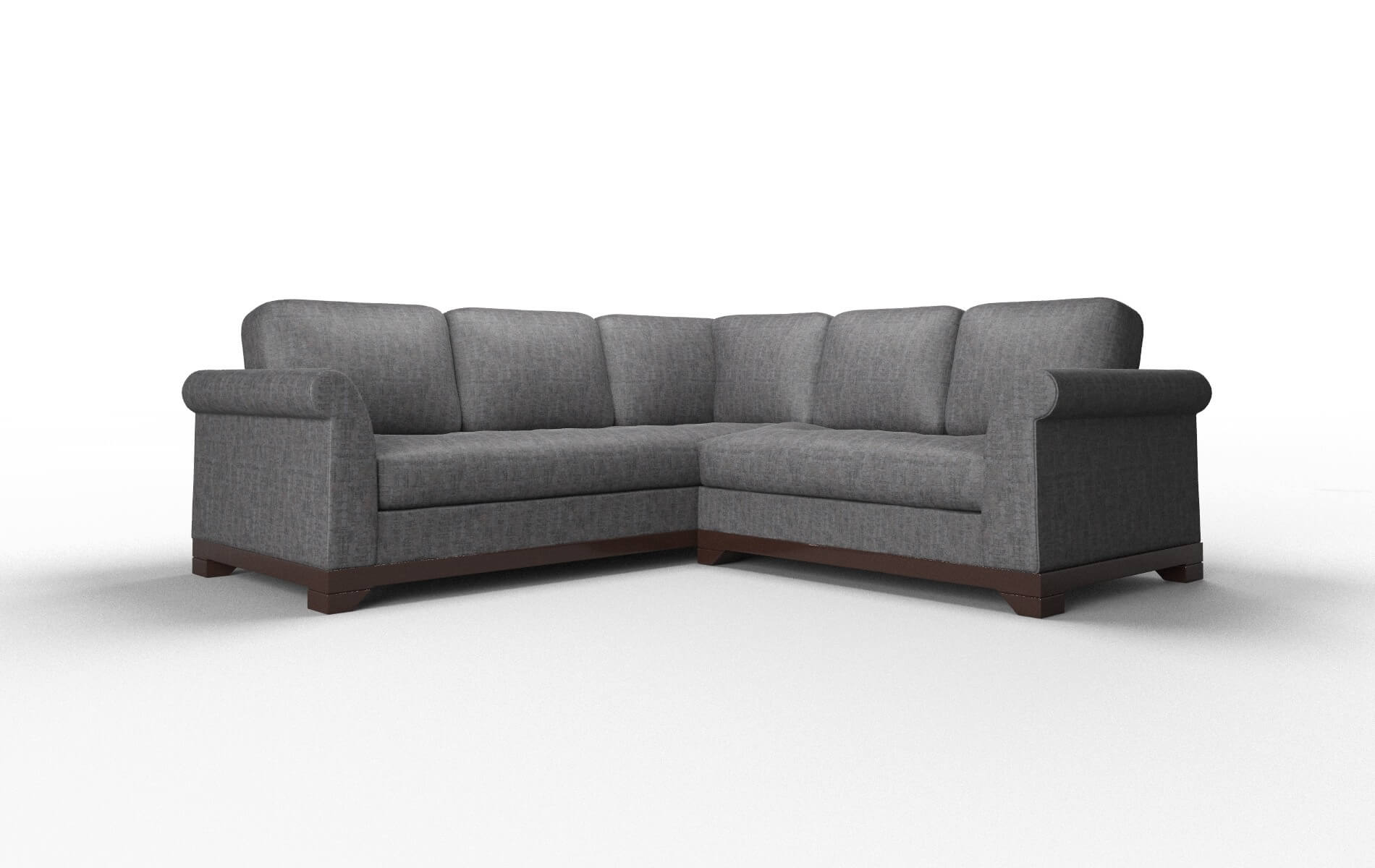 Denver Marcy Baltic Sectional espresso legs 1