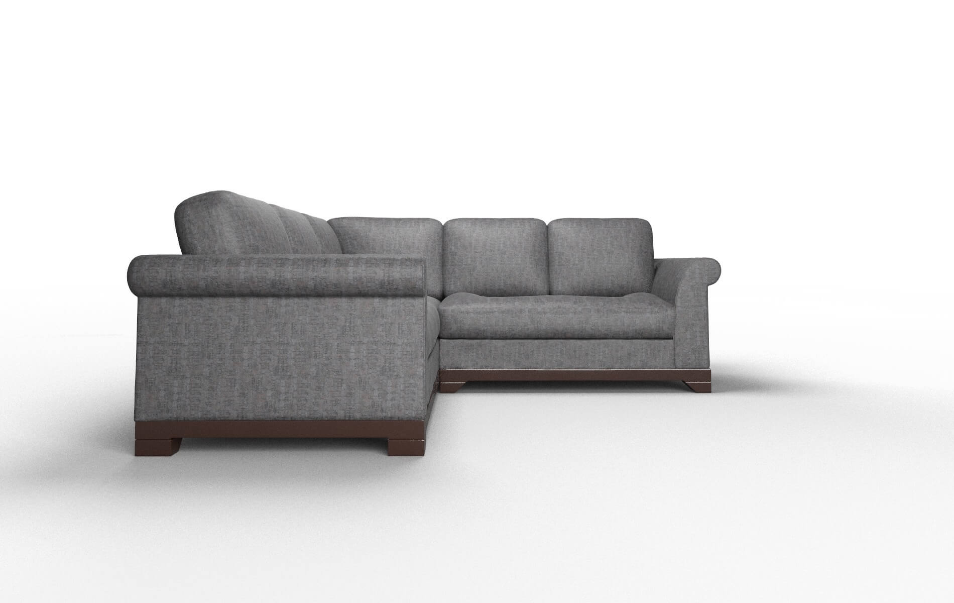 Denver Marcy Baltic Sectional espresso legs 2