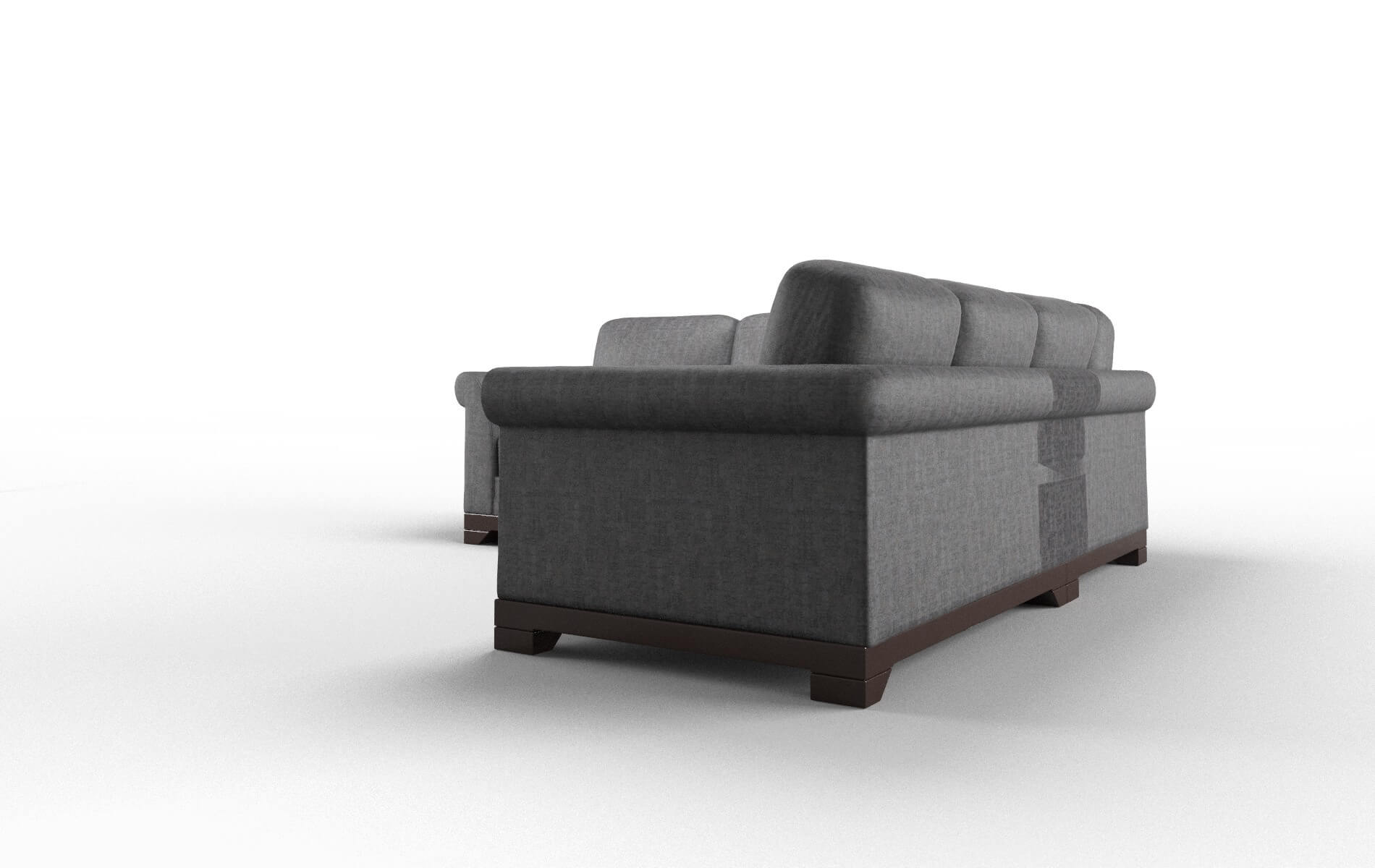 Denver Marcy Baltic Sectional espresso legs 4