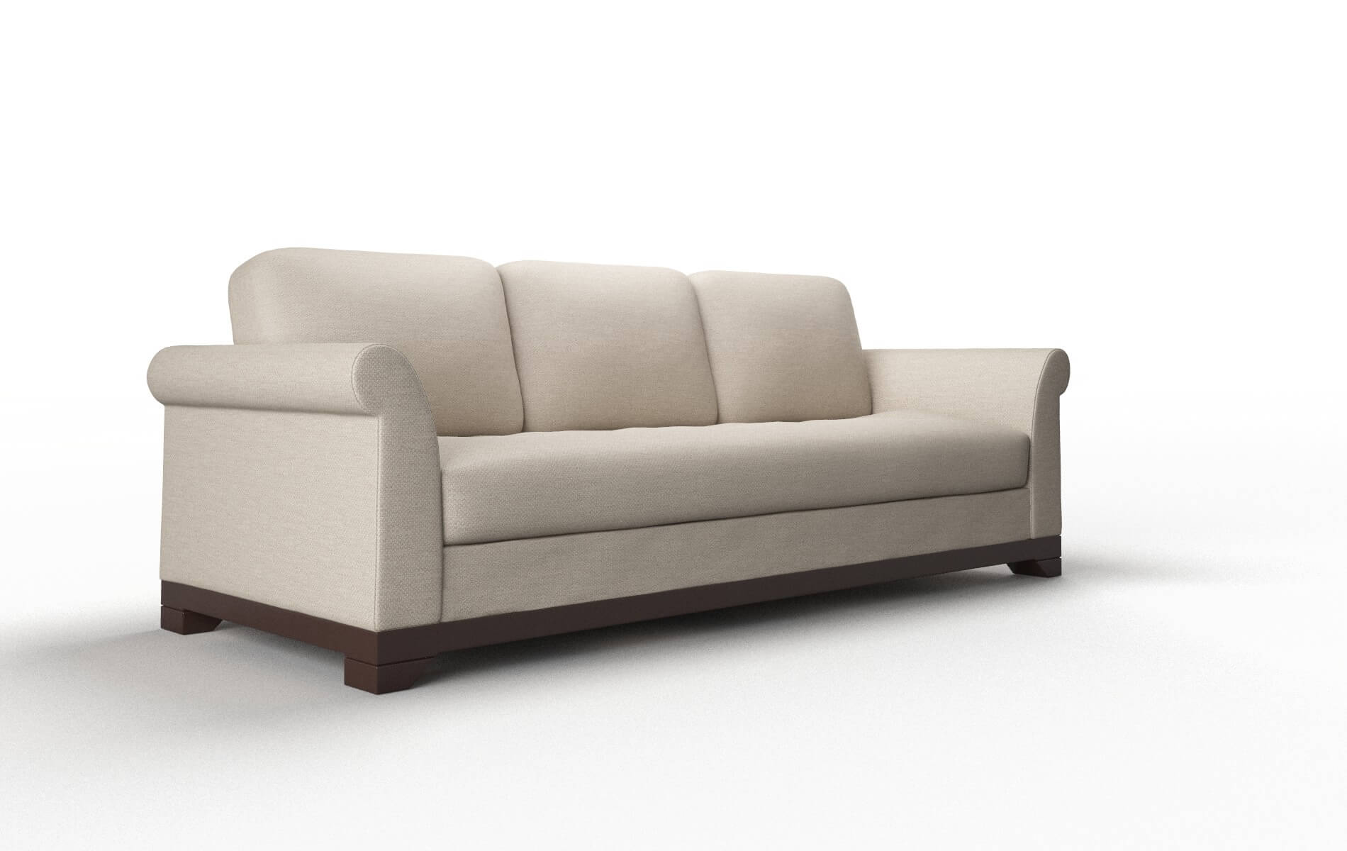 Denver Naples Almond Sofa espresso legs 2