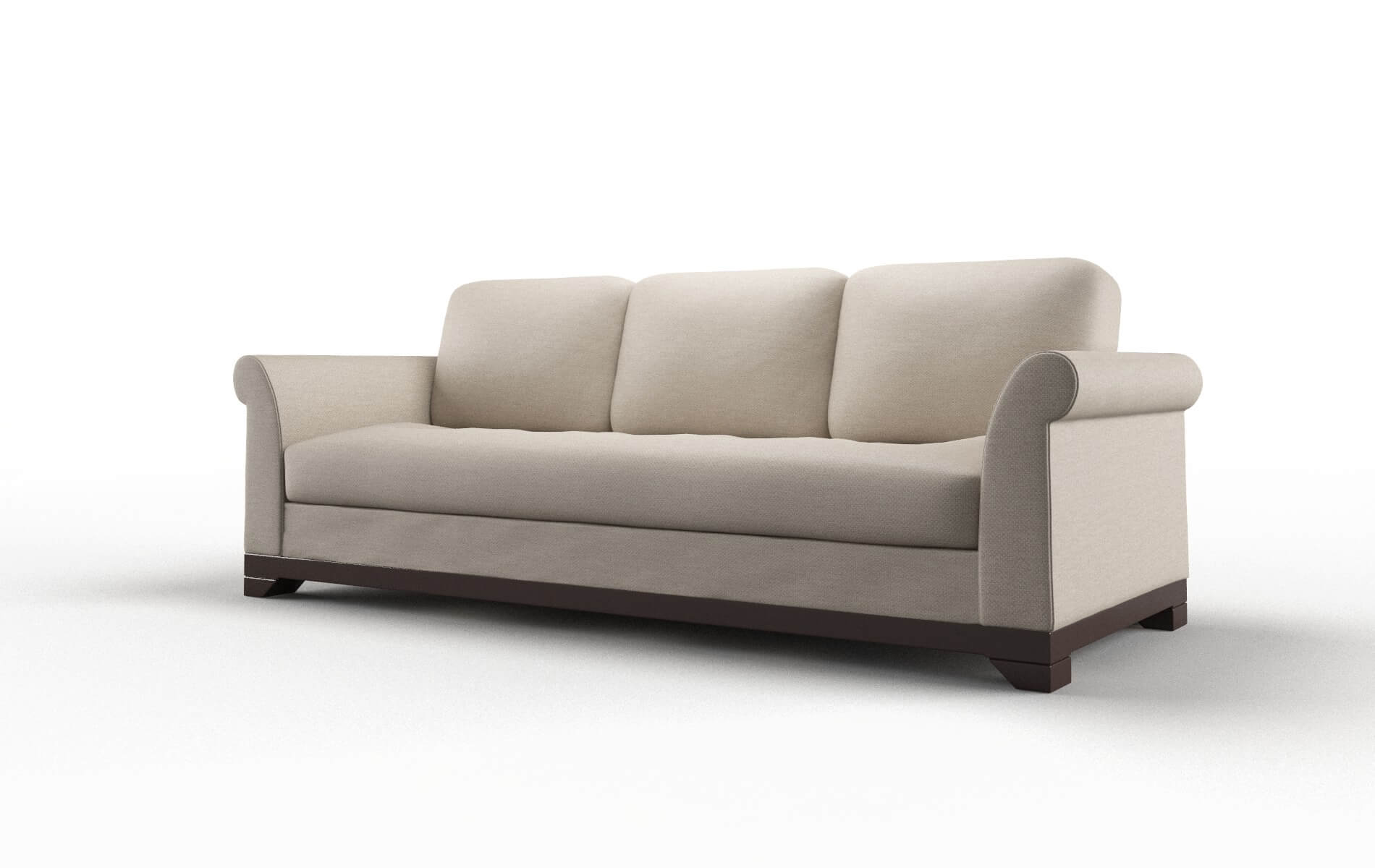 Denver Naples Almond Sofa espresso legs 4