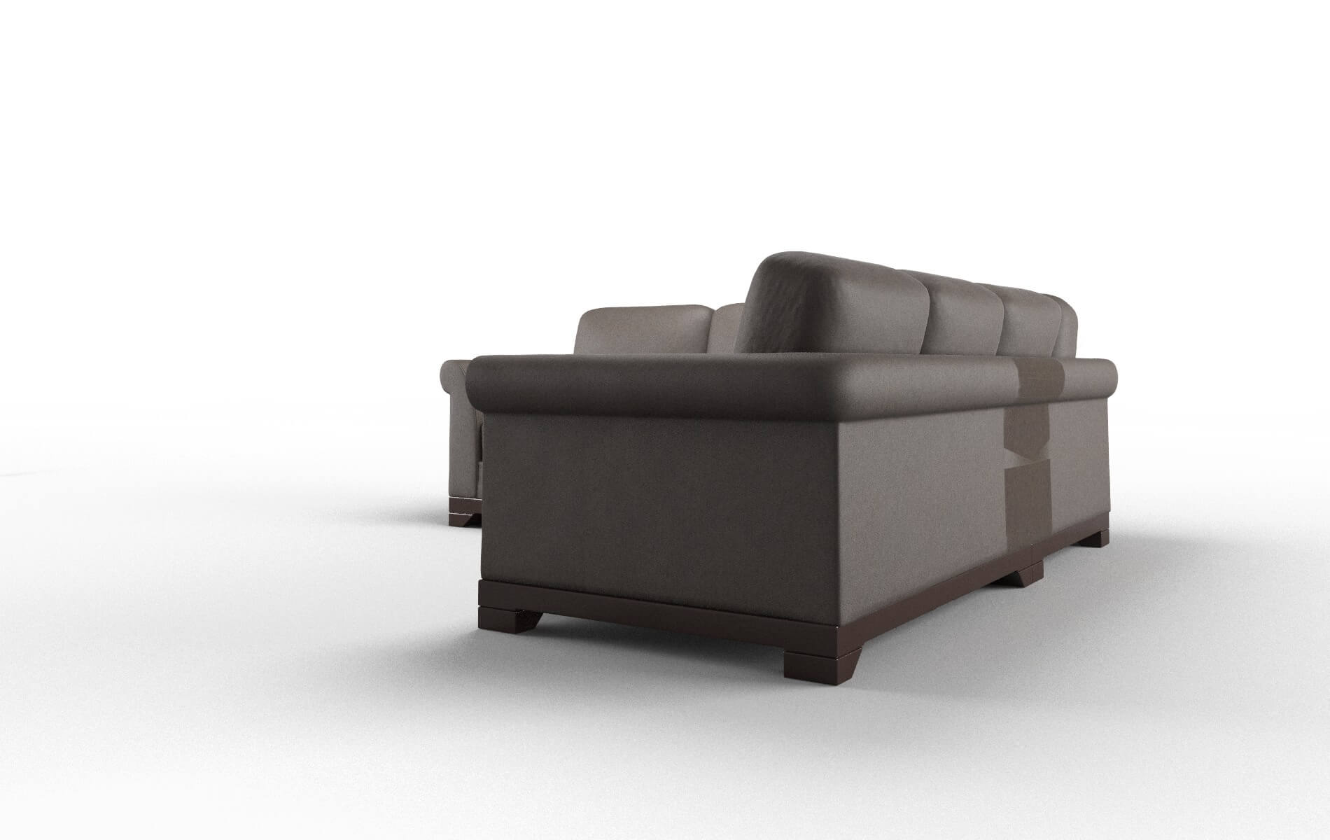 Denver Naples Graphite Sectional espresso legs 4