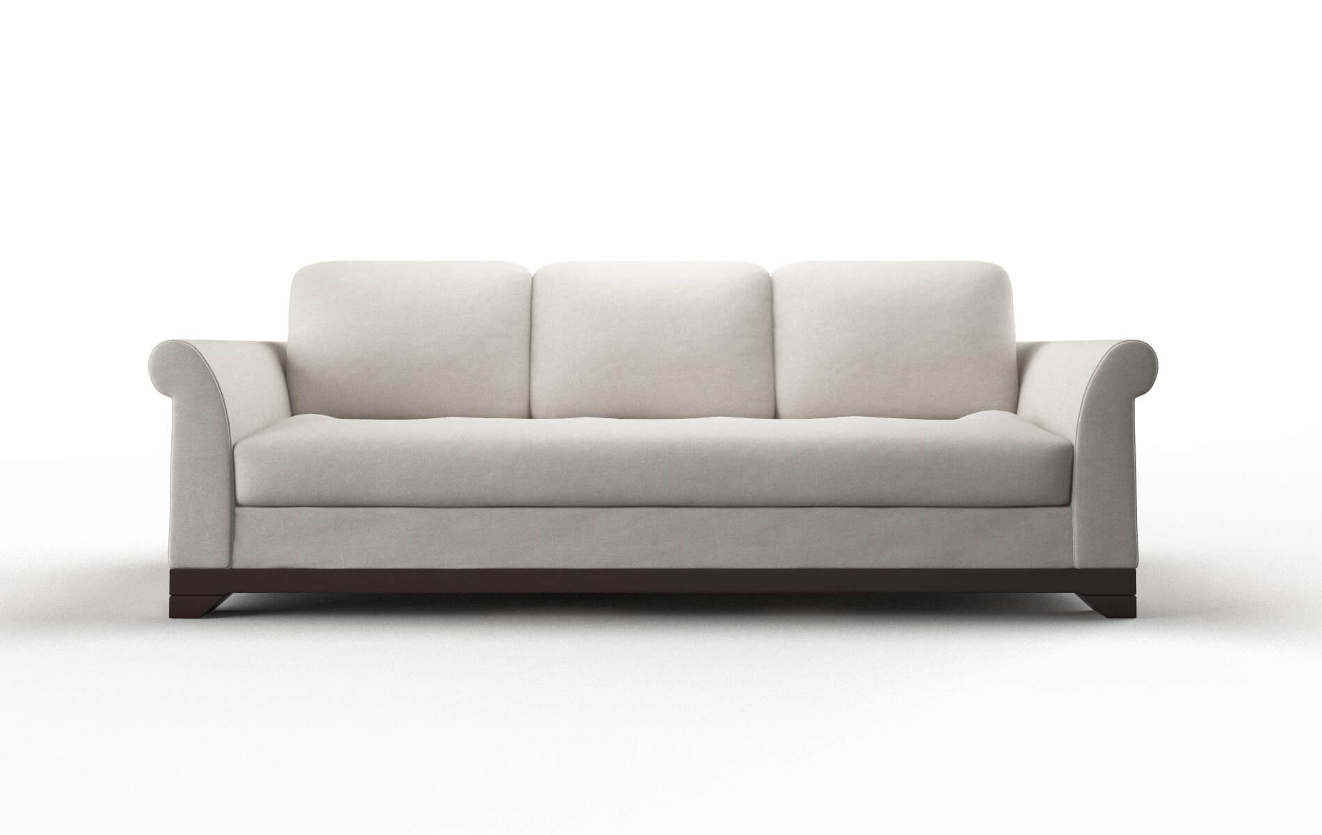 Denver Noble Grey Sofa espresso legs 1