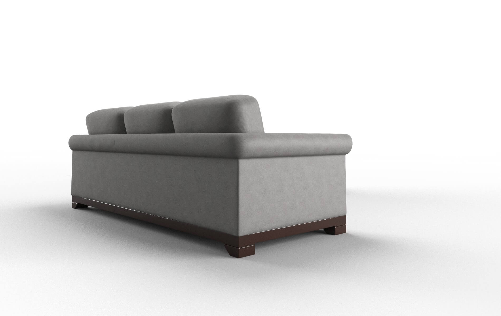 Denver Noble Smoke Sectional espresso legs 3