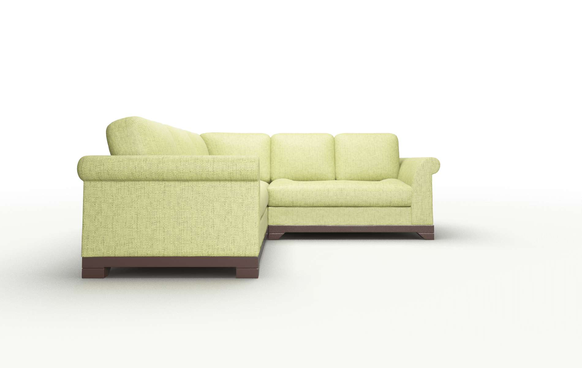 Denver Notion Appletini Sectional espresso legs 2