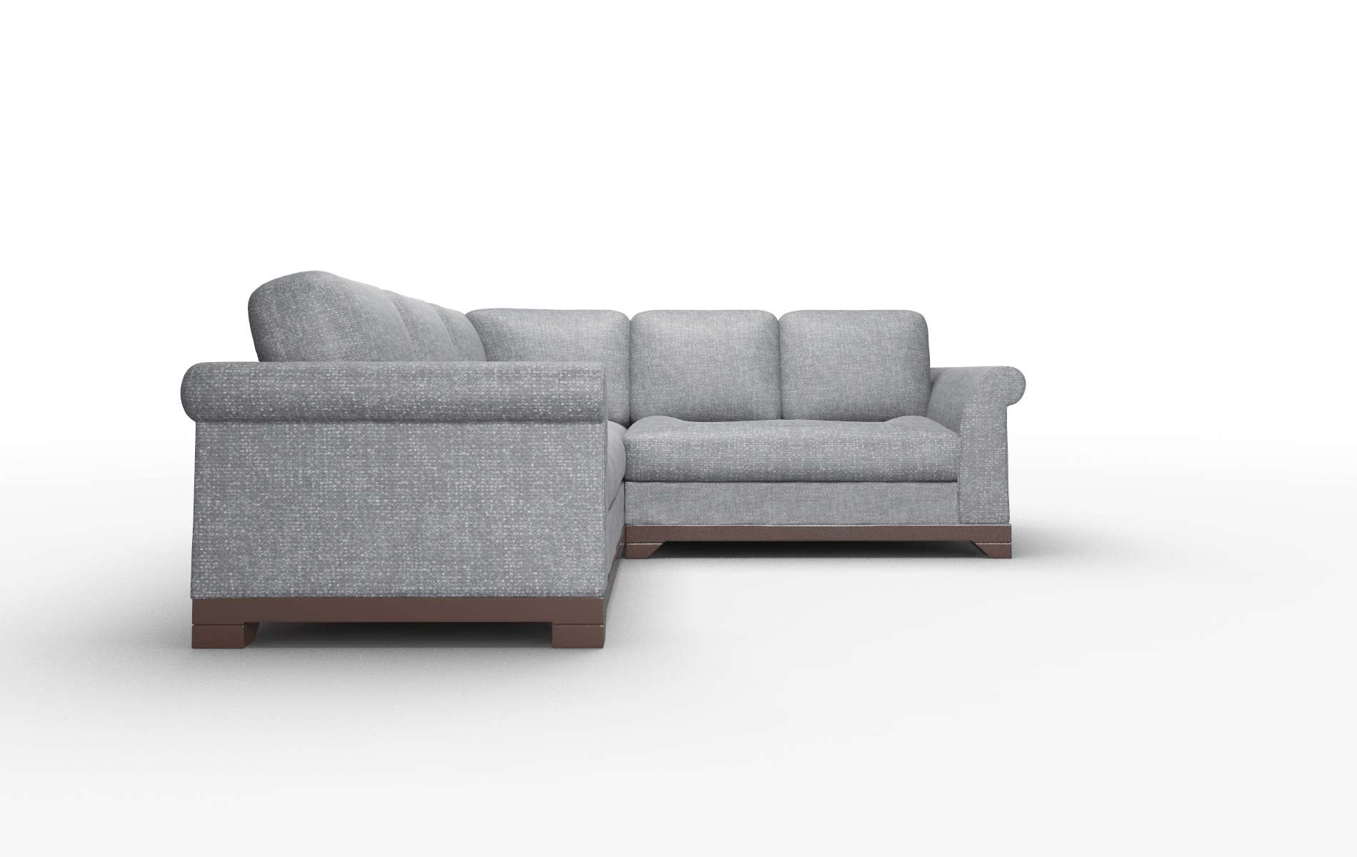 Denver Notion Graphite Sectional espresso legs 2