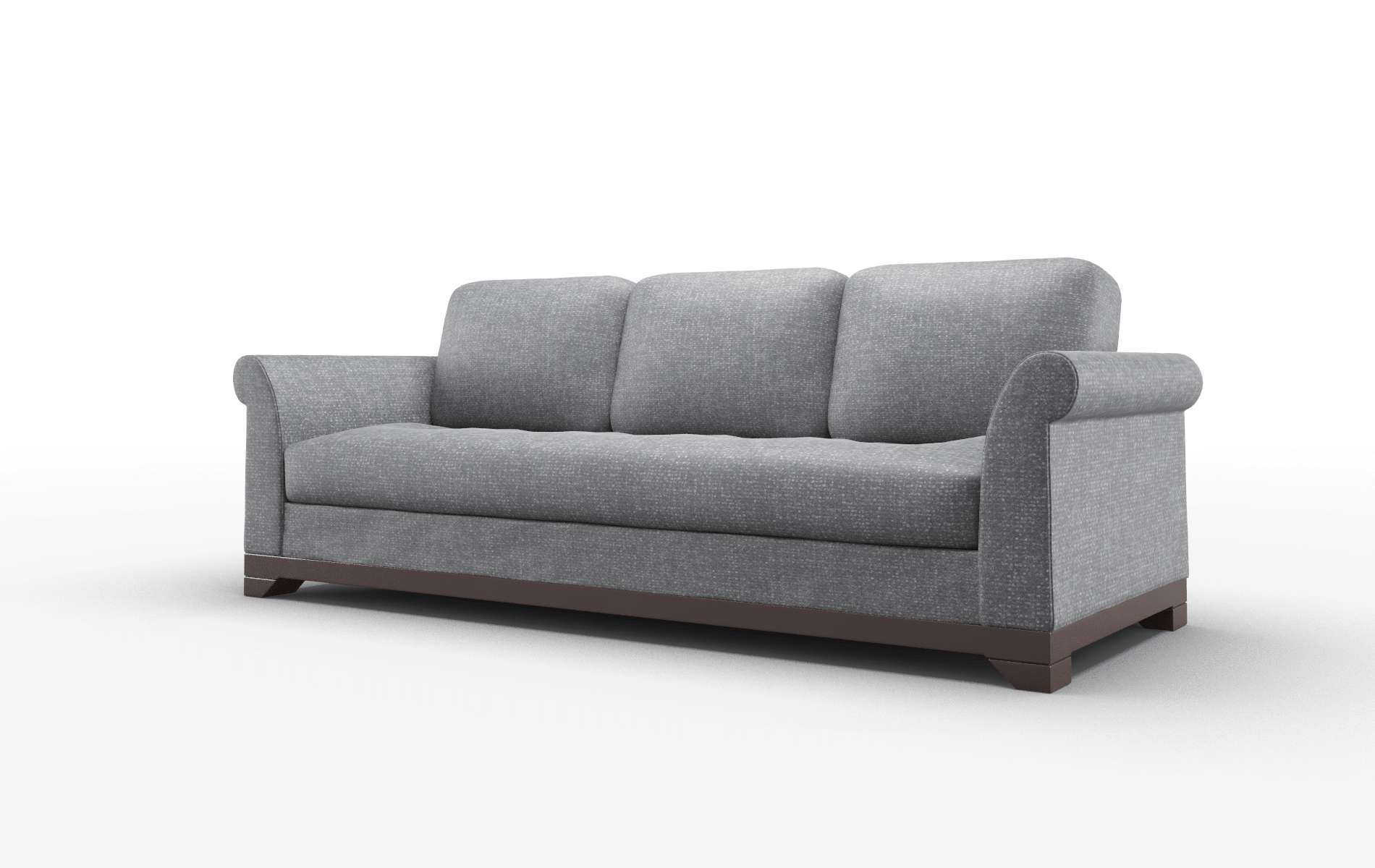 Denver Notion Graphite Sofa espresso legs 4