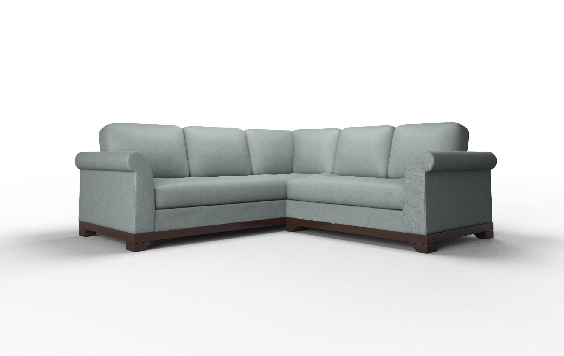 Denver Oakley Baltic Sectional espresso legs 1