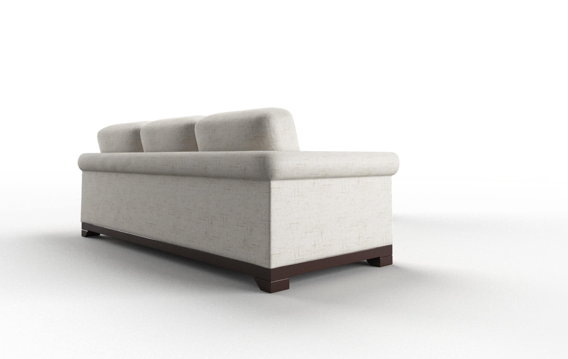Denver Oceanside Natural Sectional espresso legs 3
