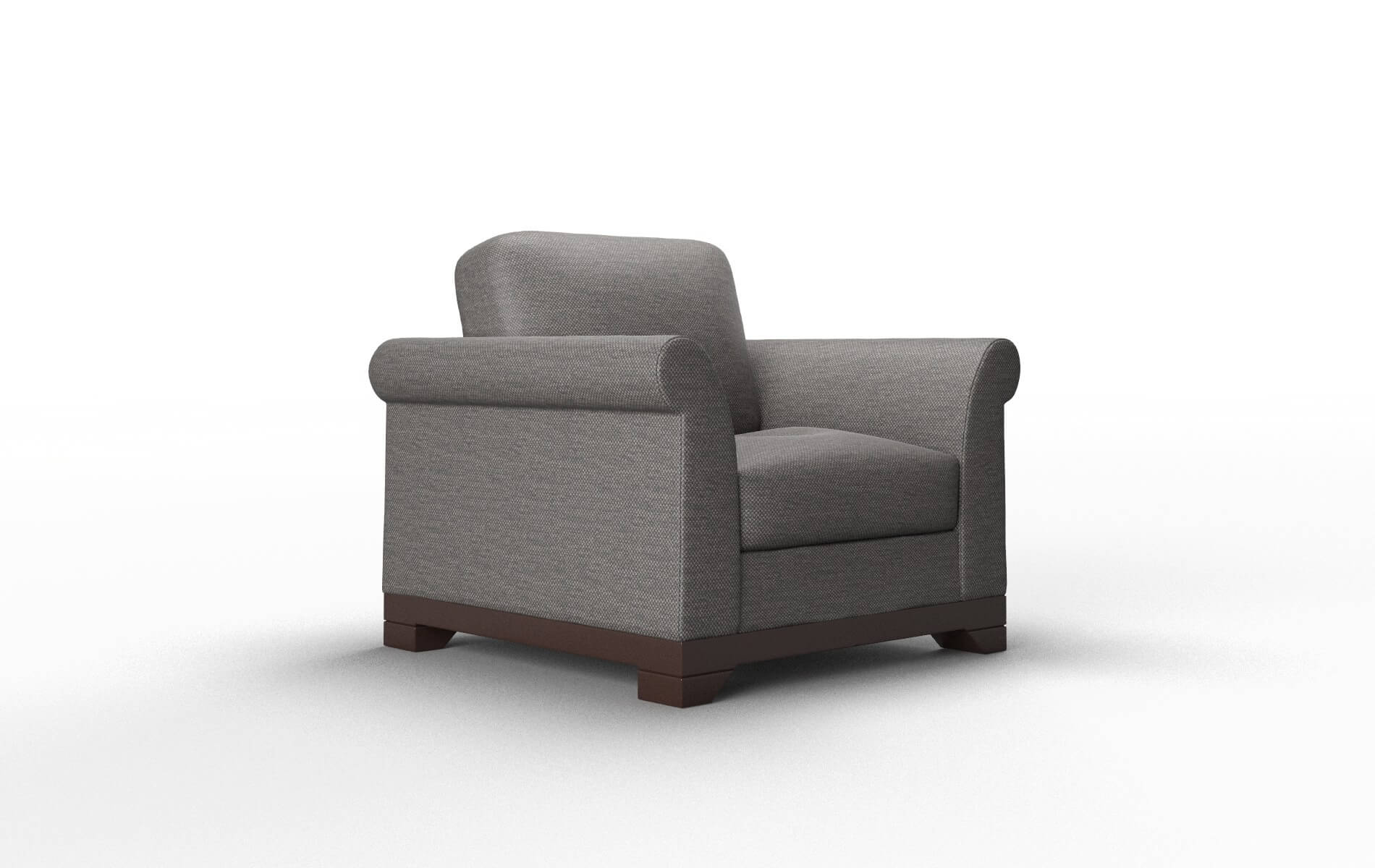 Denver Oscar Charcoal Chair espresso legs 2