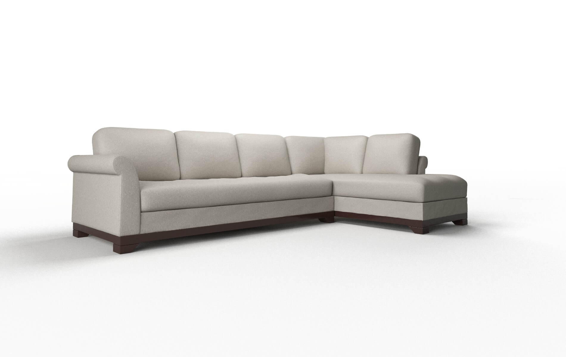 Denver Oscar Silver Panel espresso legs 2