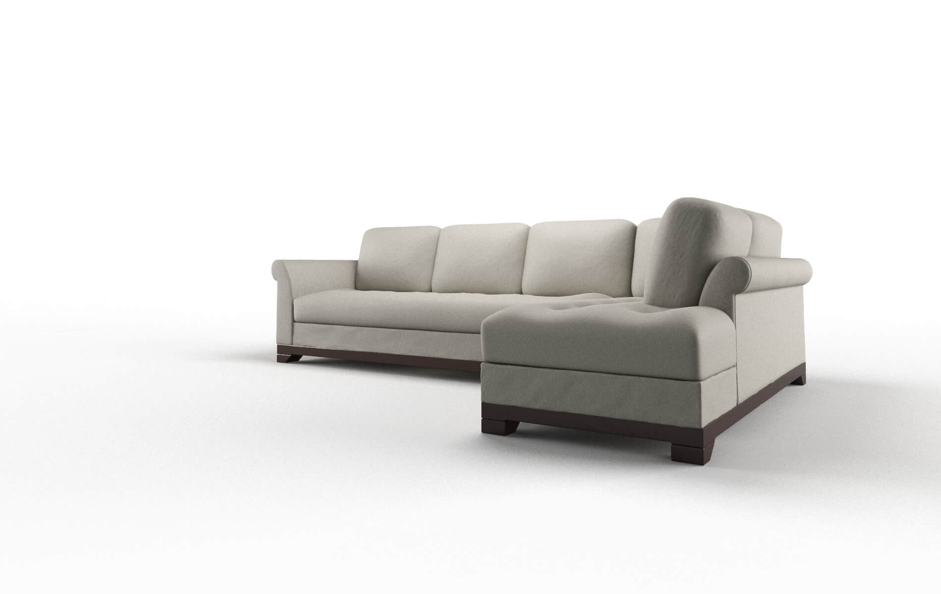 Denver Oscar Silver Panel espresso legs 4