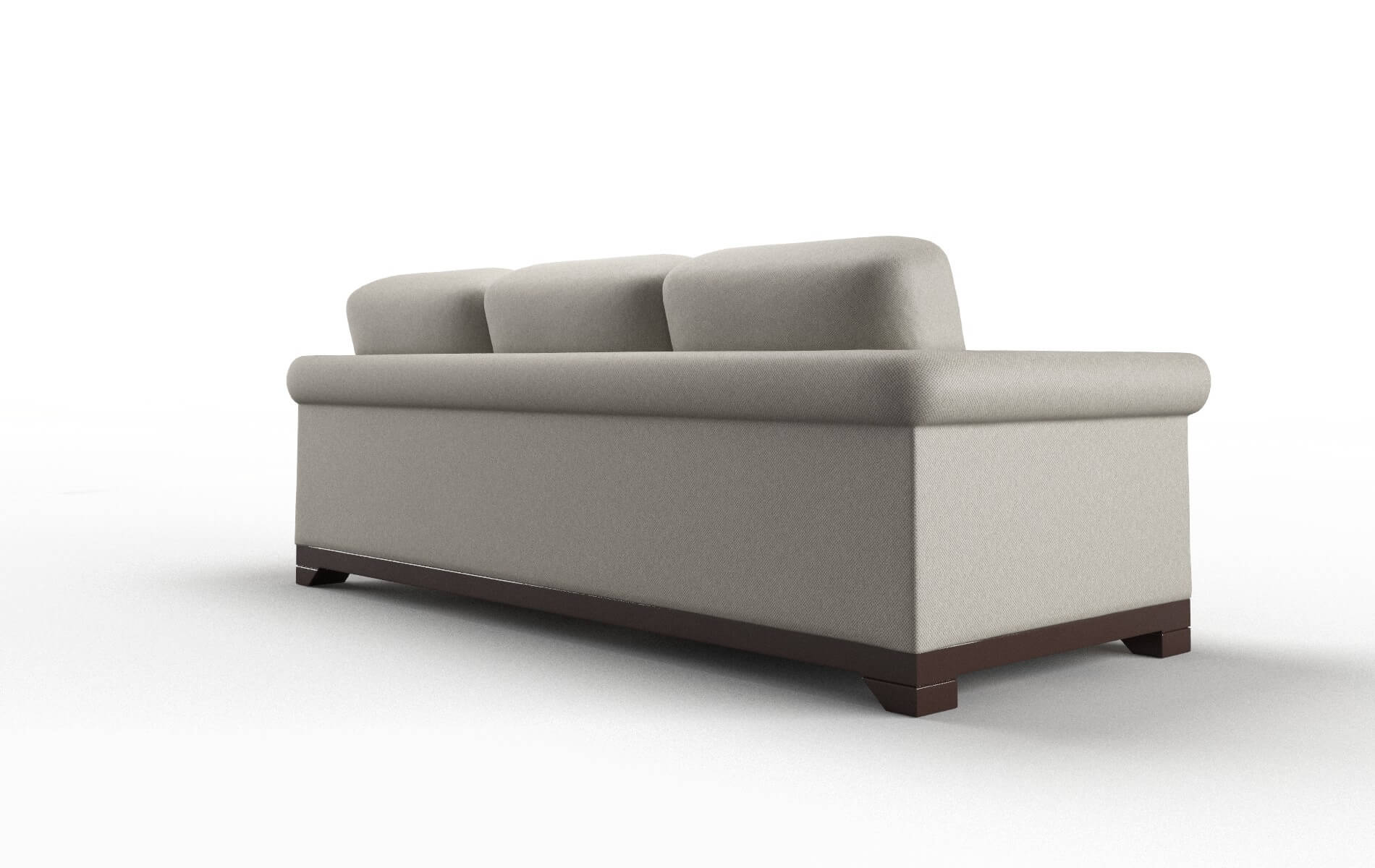 Denver Oscar Silver Sofa espresso legs 5