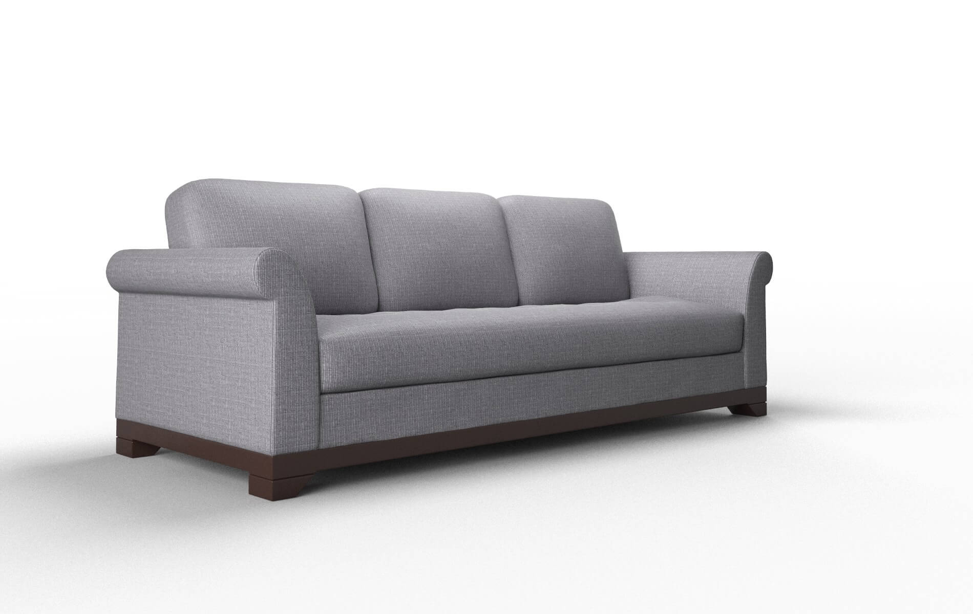 Denver Parker Ash Sofa espresso legs 2