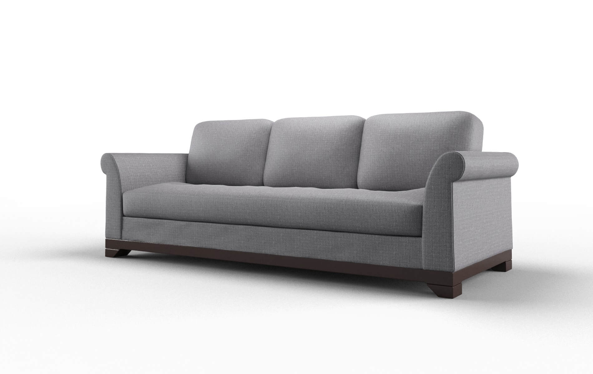 Denver Parker Ash Sofa espresso legs 4