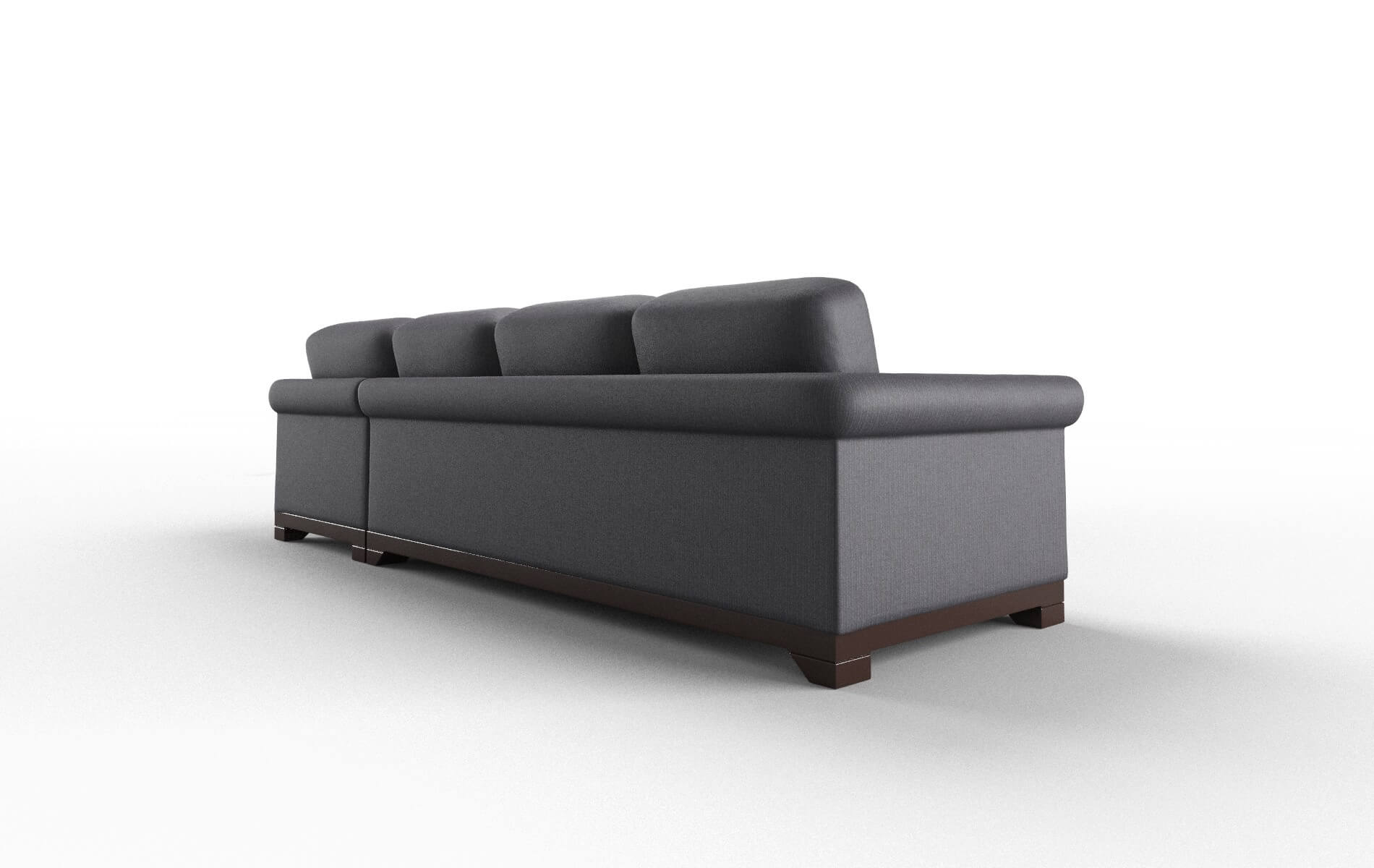Denver Parker Charcoal Panel espresso legs 5
