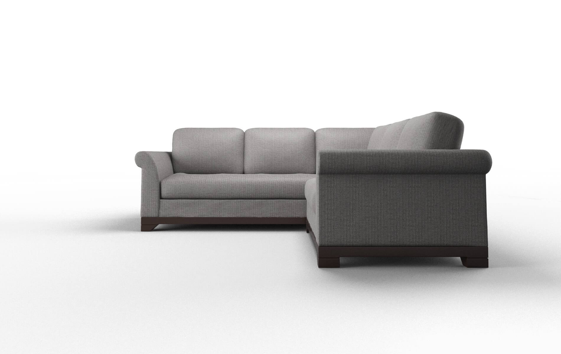 Denver Parker Graphite Sectional espresso legs 5