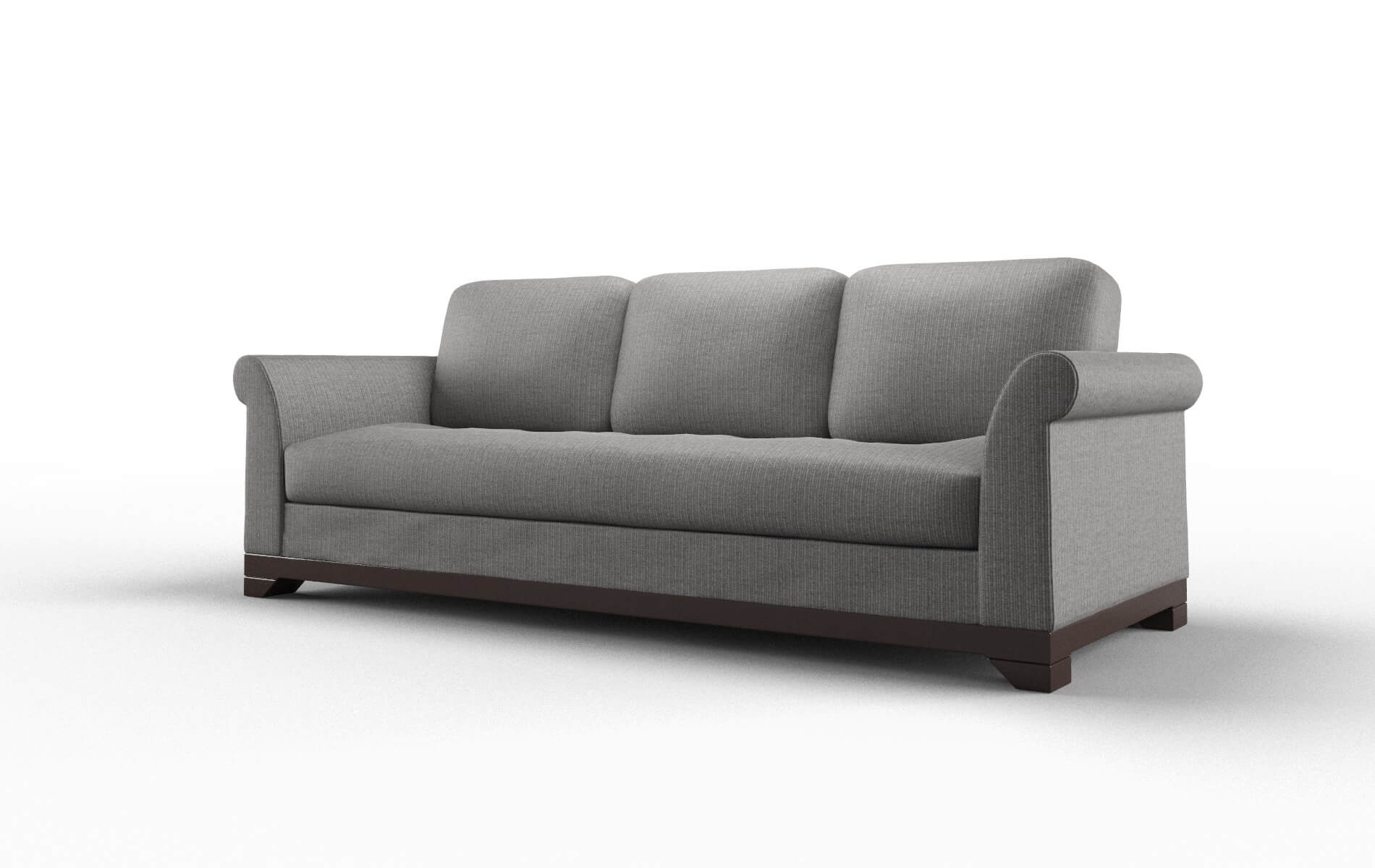 Denver Parker Graphite Sofa espresso legs 4